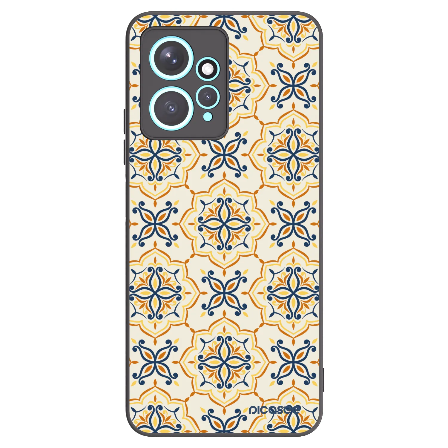 Picasee crna silikonska maskica za Xiaomi Redmi Note 12 4G - Majolica