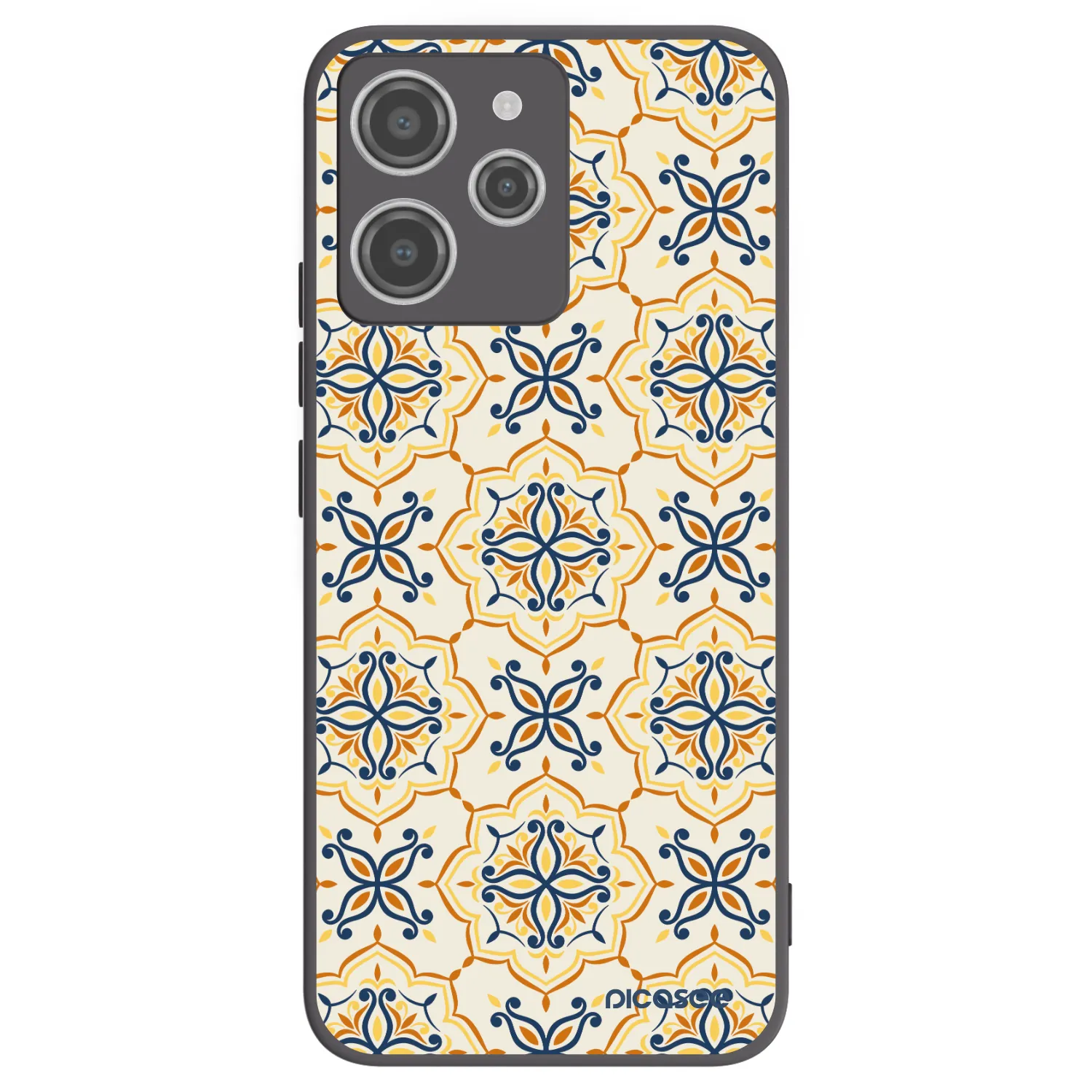 Picasee crna silikonska maskica za Xiaomi Redmi 12 4G - Majolica