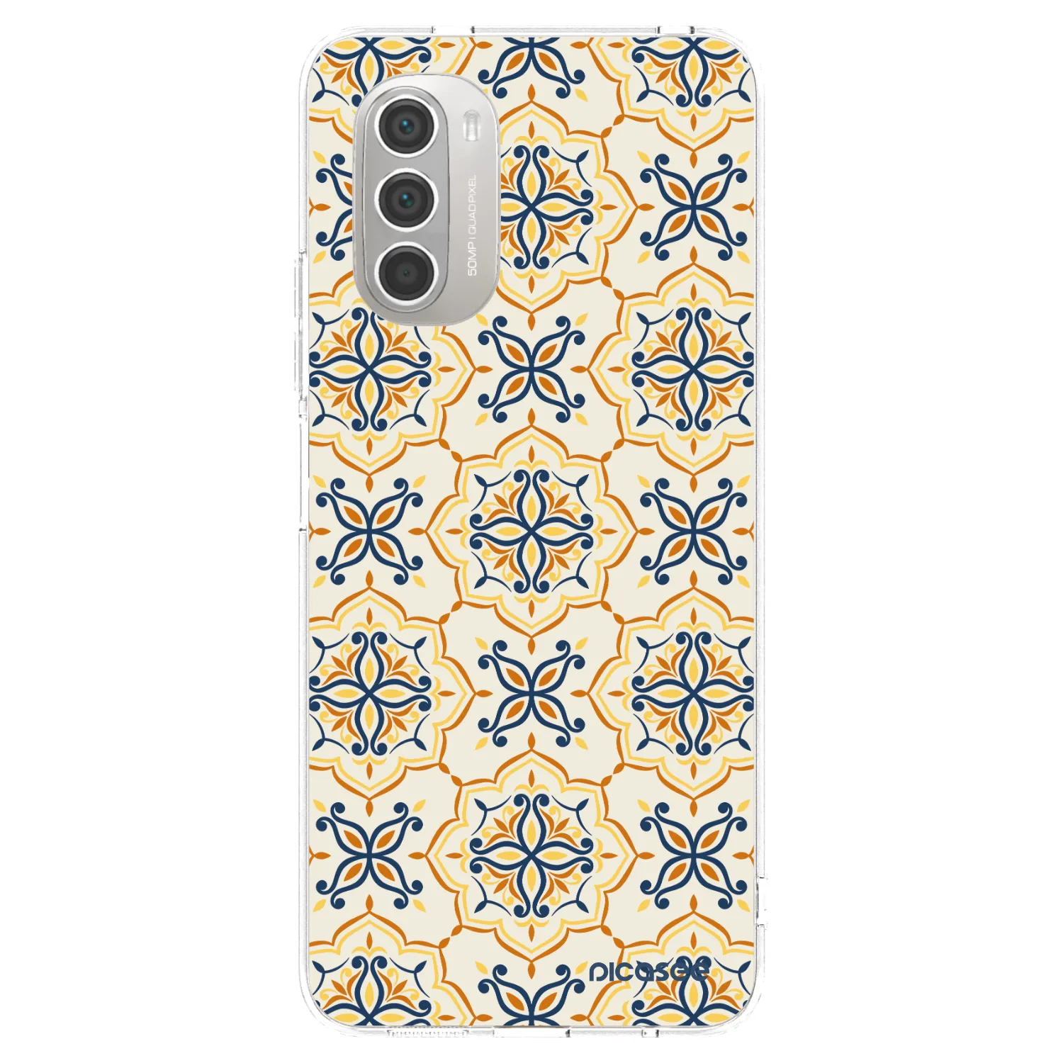 Picasee silikonska prozirna maskica za Motorola Moto G51 - Majolica
