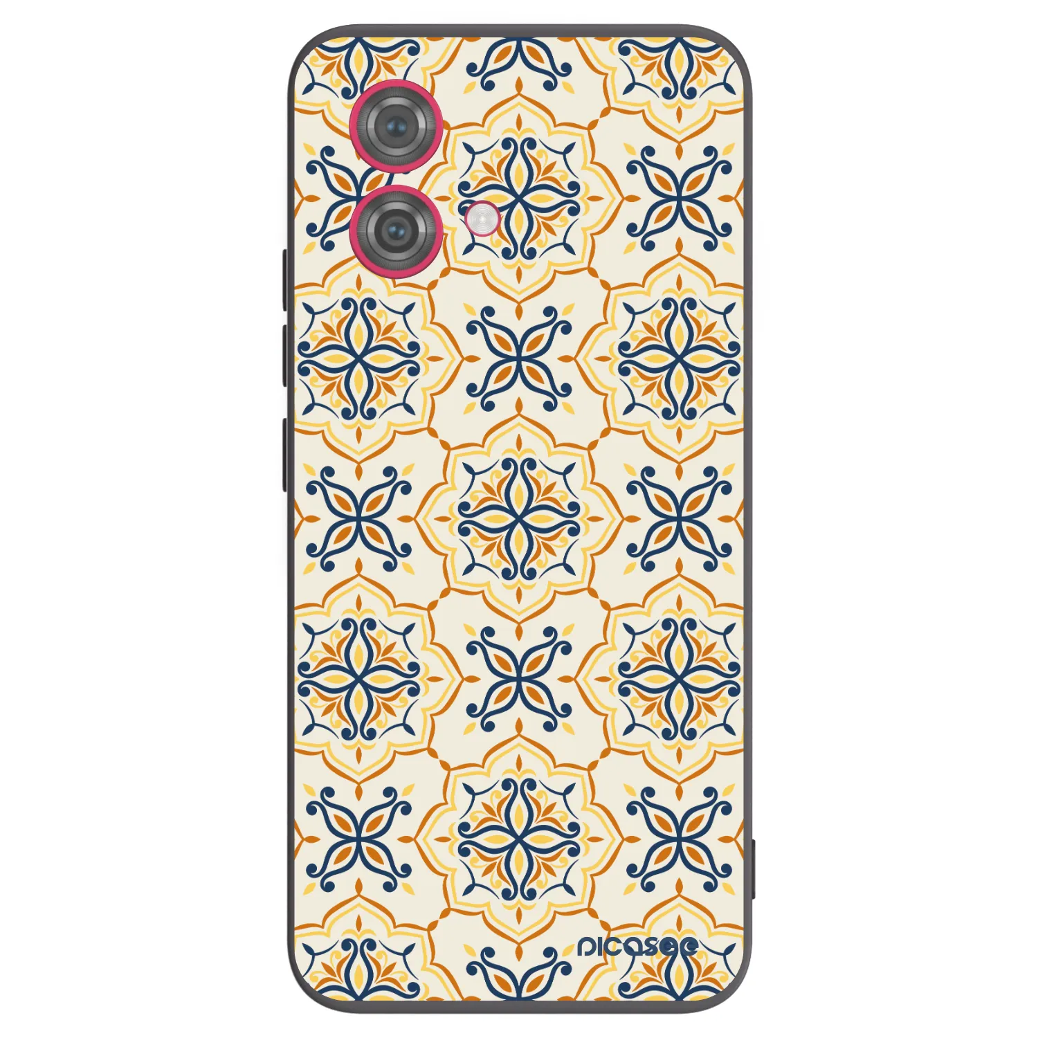 Picasee crna silikonska maskica za Motorola Moto G84 5G - Majolica