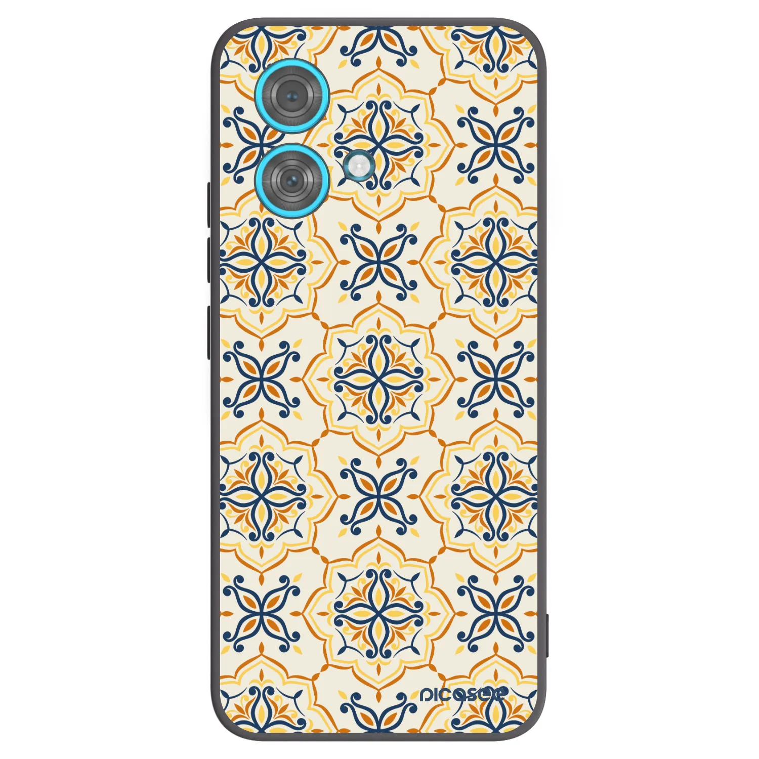 Picasee crna silikonska maskica za Motorola Edge 40 Neo - Majolica