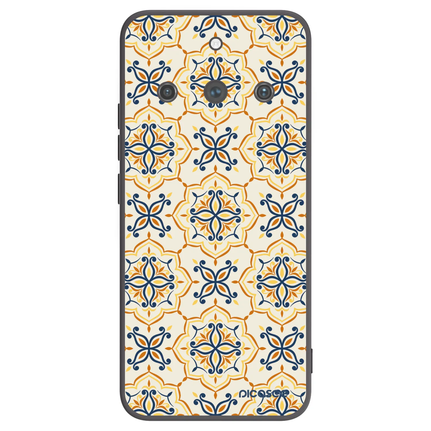 Picasee crna silikonska maskica za Realme 11 Pro+ - Majolica