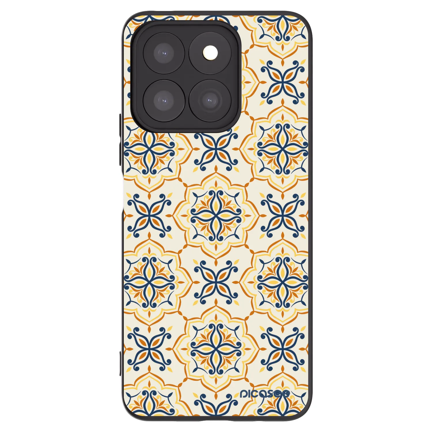 Picasee crna silikonska maskica za Honor X8b - Majolica