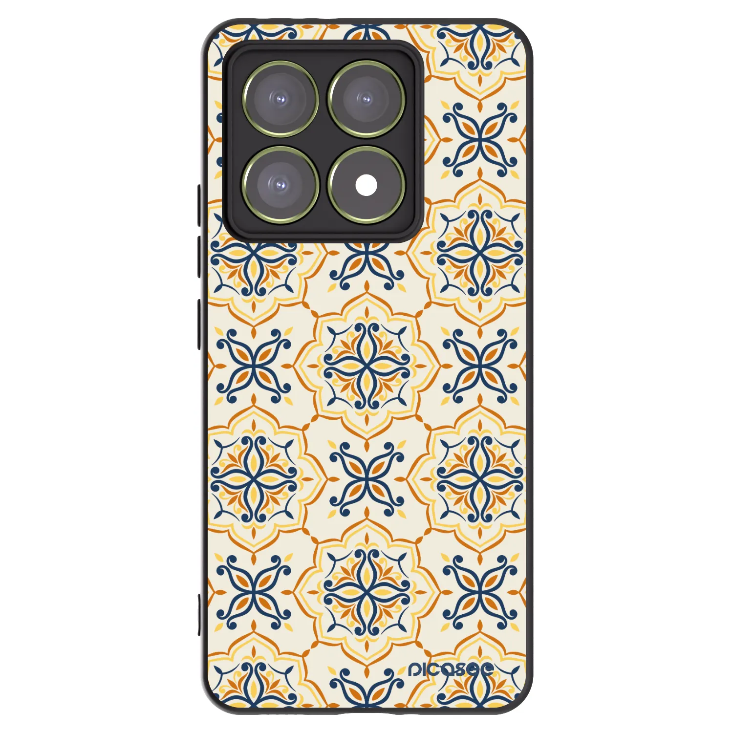 Picasee crna silikonska maskica za Xiaomi 14T - Majolica