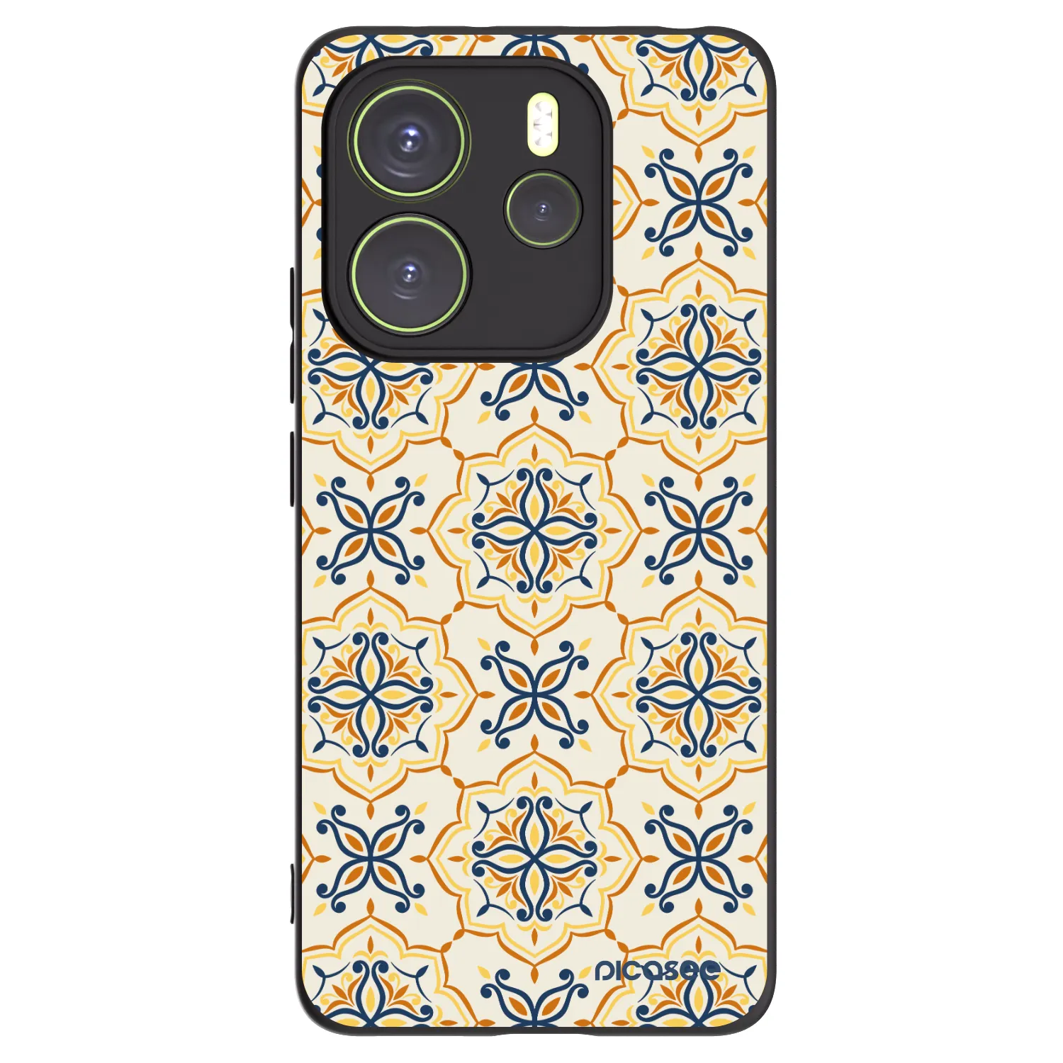 Picasee crna silikonska maskica za Xiaomi Redmi Note 14 4G - Majolica
