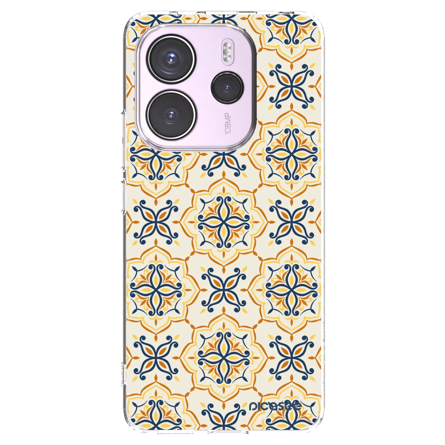 Picasee silikonska prozirna maskica za Xiaomi Redmi Note 14 4G - Majolica
