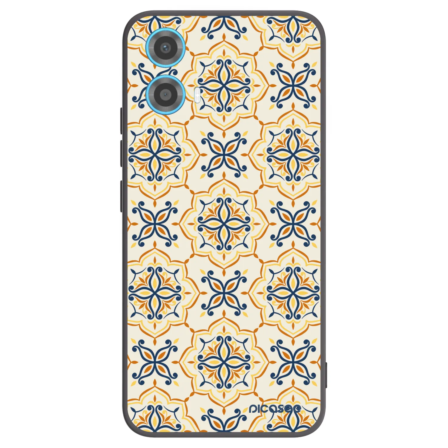 Picasee crna silikonska maskica za Motorola Moto G34 5G - Majolica