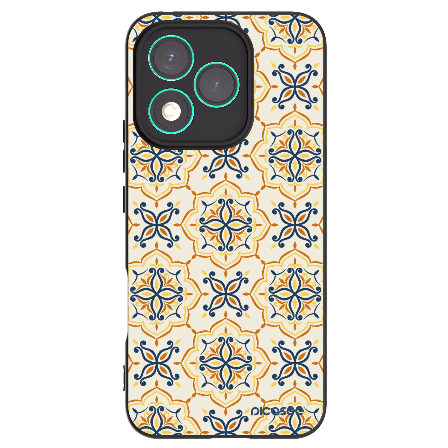 Picasee crna silikonska maskica za Honor 400 Lite 5G - Majolica
