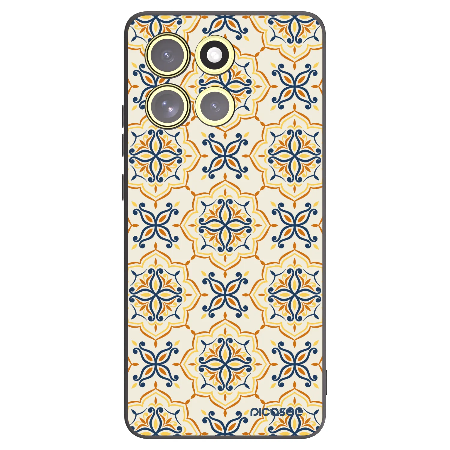 Picasee crna silikonska maskica za Motorola Moto G86 Power 5G - Majolica