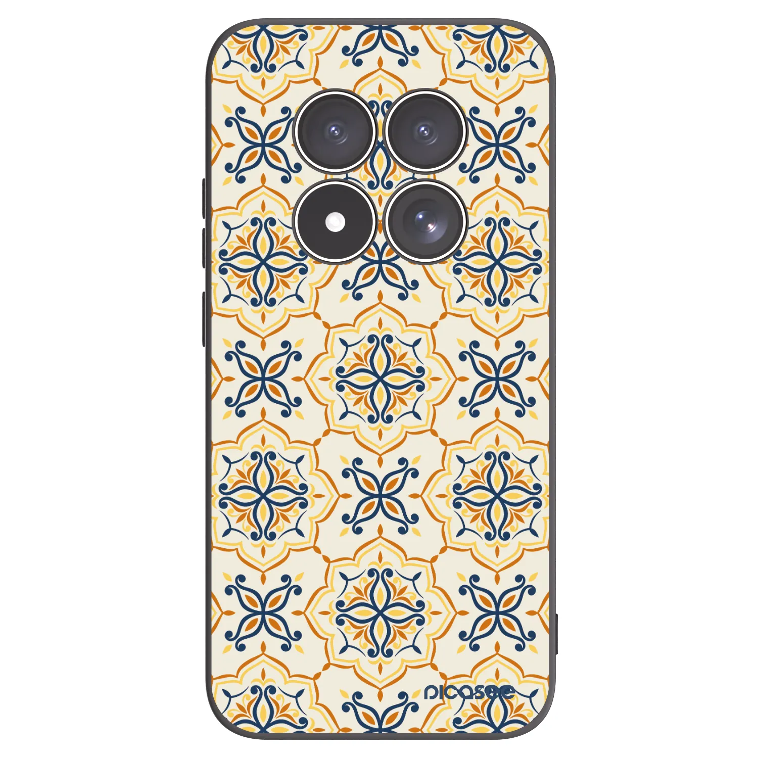Picasee crna silikonska maskica za Xiaomi Redmi Note 15 Pro 5G - Majolica