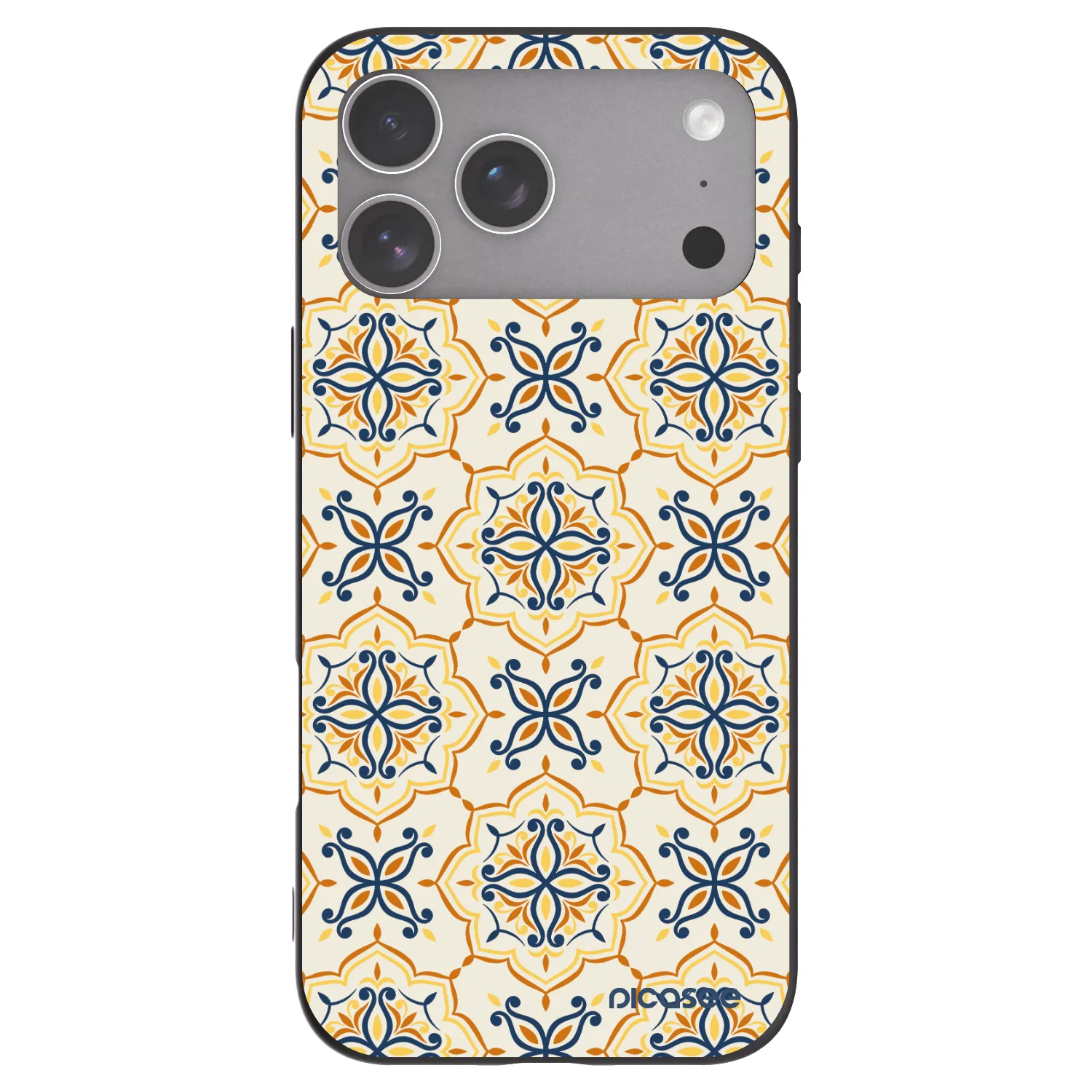 Picasee crna silikonska maskica za Apple iPhone 18 Pro Max - Majolica