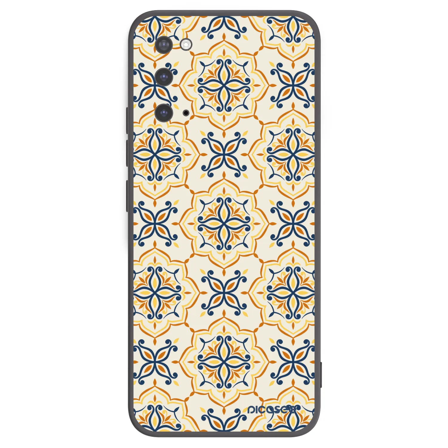 Picasee crna silikonska maskica za Samsung Galaxy S20 G980F - Majolica