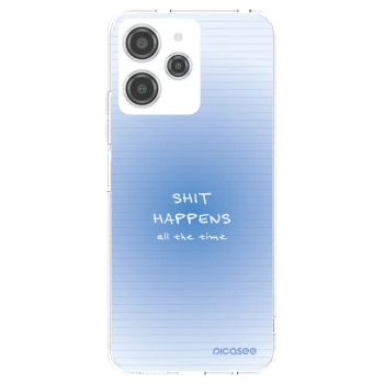 Picasee silikonska prozirna maskica za Xiaomi Redmi 12 4G - Oops Memo