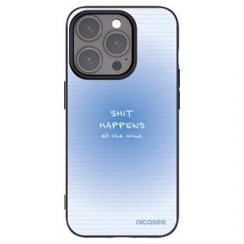 Picasee crna silikonska maskica za Apple iPhone 15 Pro - Oops Memo