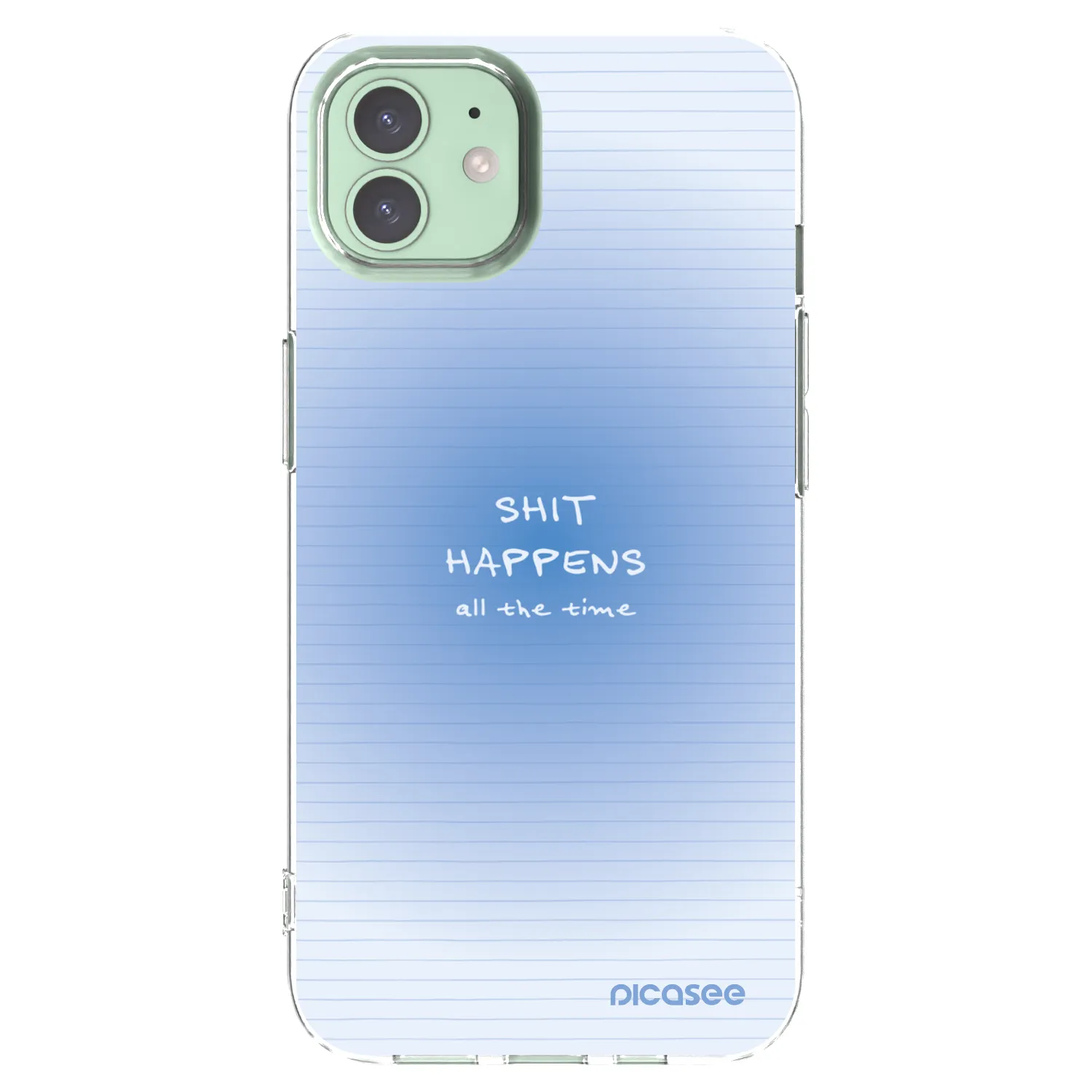 Picasee silikonska prozirna maskica za Apple iPhone 12 - Oops Memo