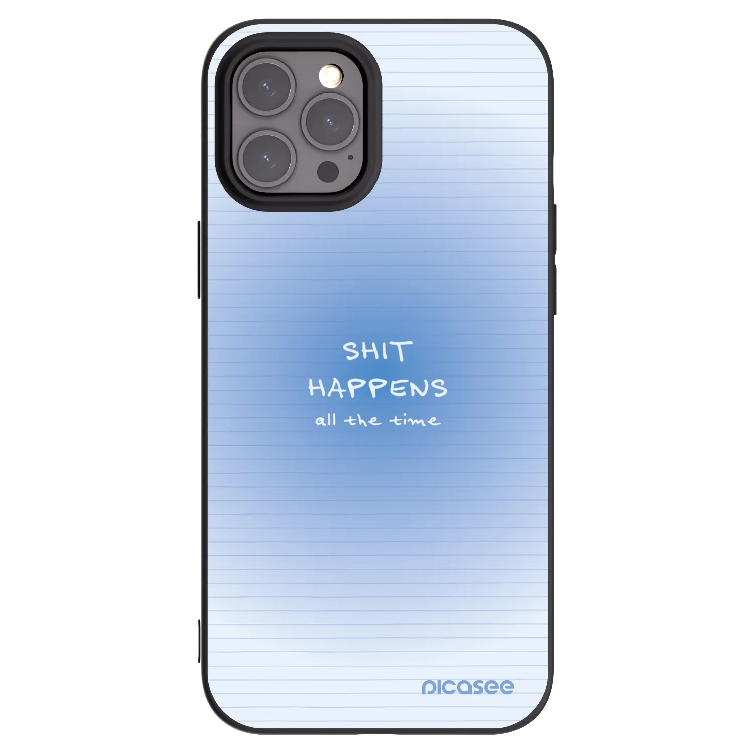Picasee crna silikonska maskica za Apple iPhone 12 Pro Max - Oops Memo