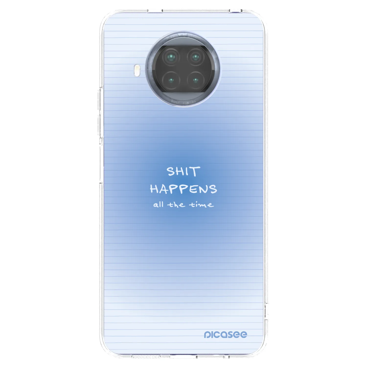 Picasee silikonska prozirna maskica za Xiaomi Mi 10T Lite - Oops Memo