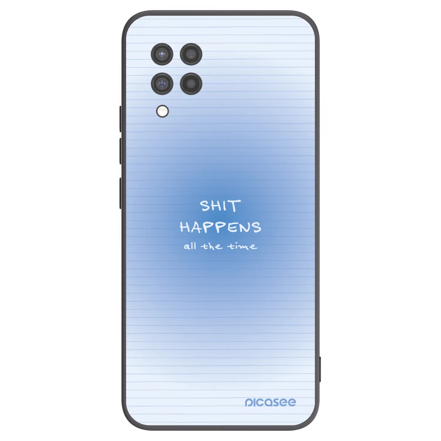 Picasee crna silikonska maskica za Samsung Galaxy A42 A426B - Oops Memo