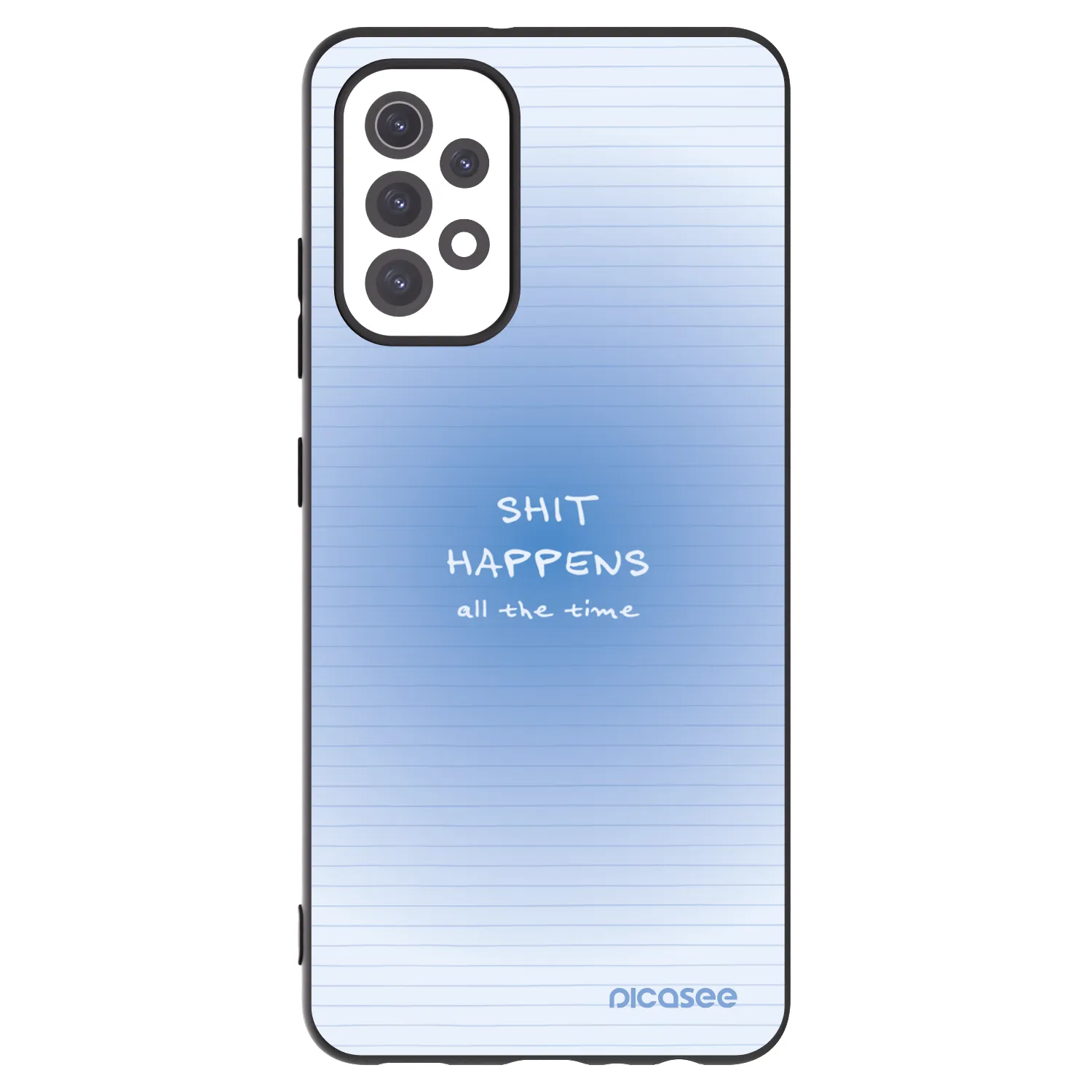 Picasee crna silikonska maskica za Samsung Galaxy A32 5G A326B - Oops Memo