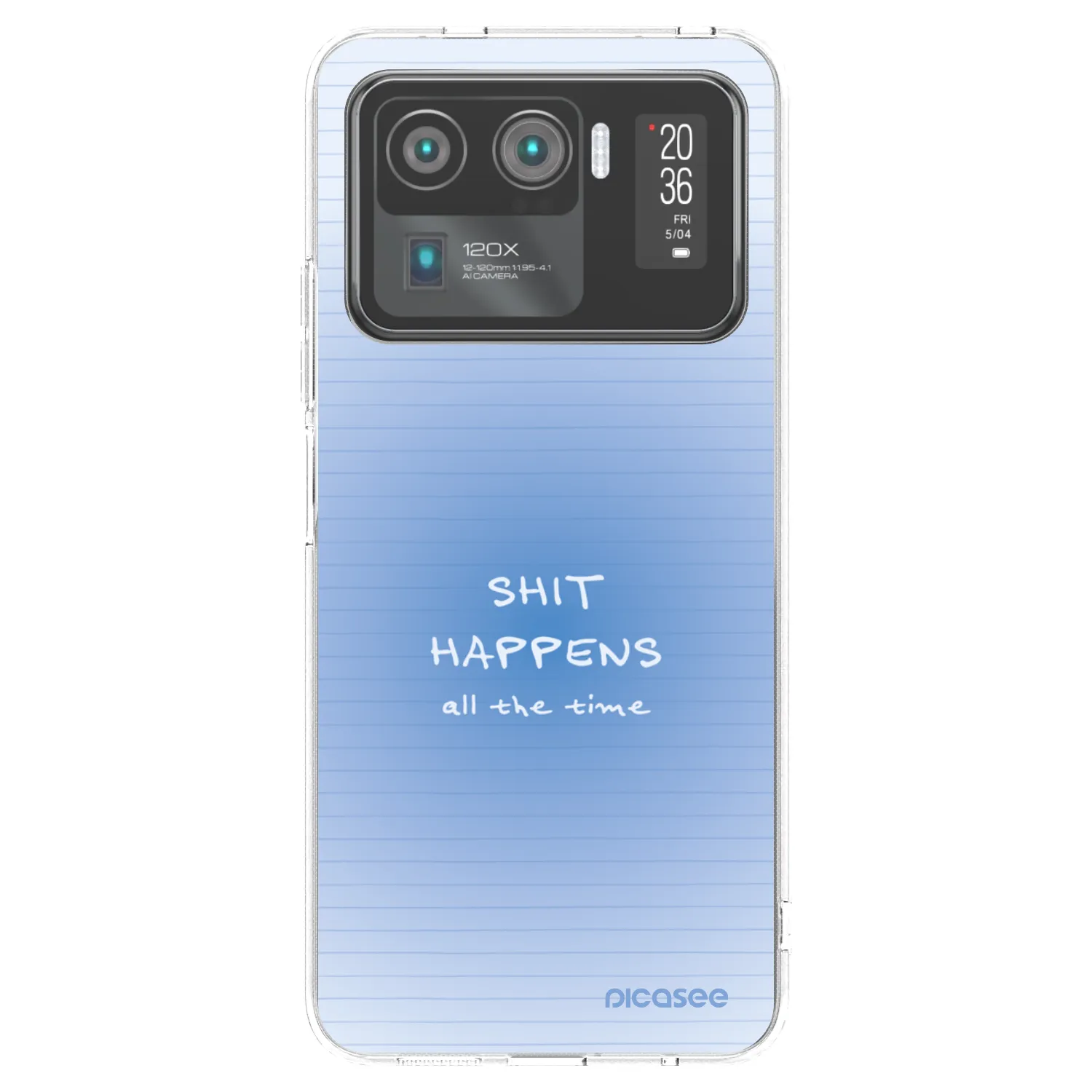Picasee silikonska prozirna maskica za Xiaomi Mi 11 Ultra - Oops Memo