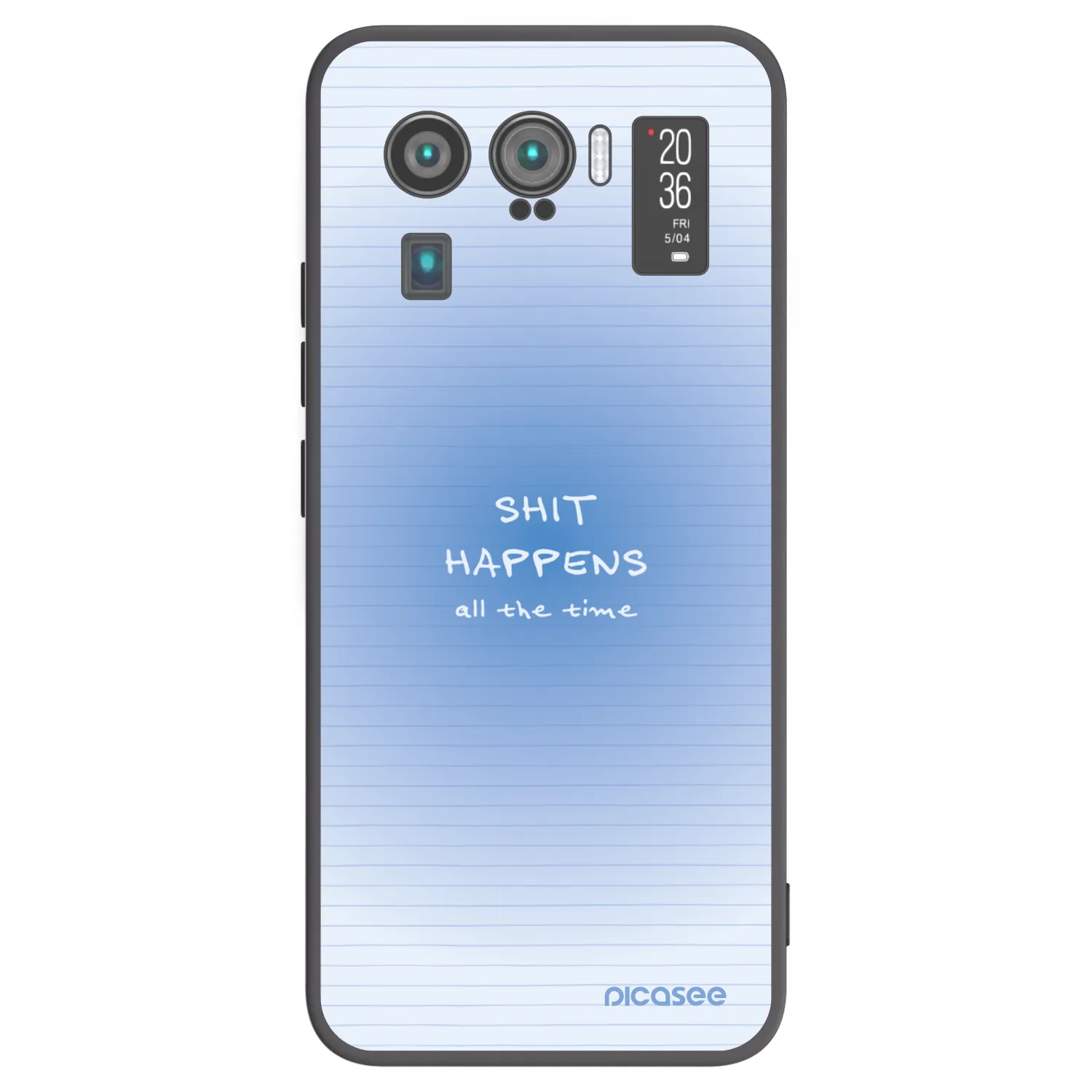 Picasee crna silikonska maskica za Xiaomi Mi 11 Ultra - Oops Memo