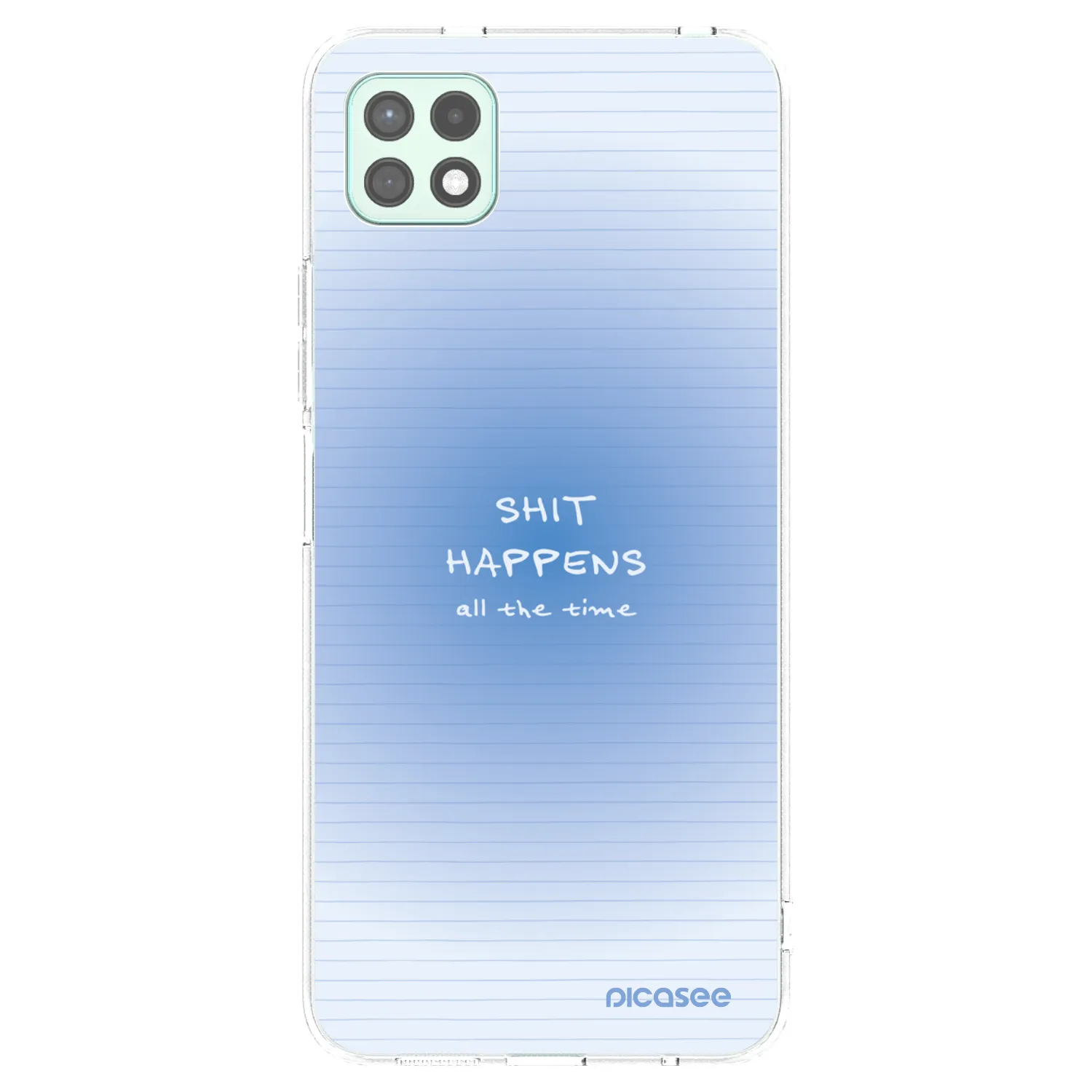 Picasee silikonska prozirna maskica za Samsung Galaxy A22 A226B 5G - Oops Memo