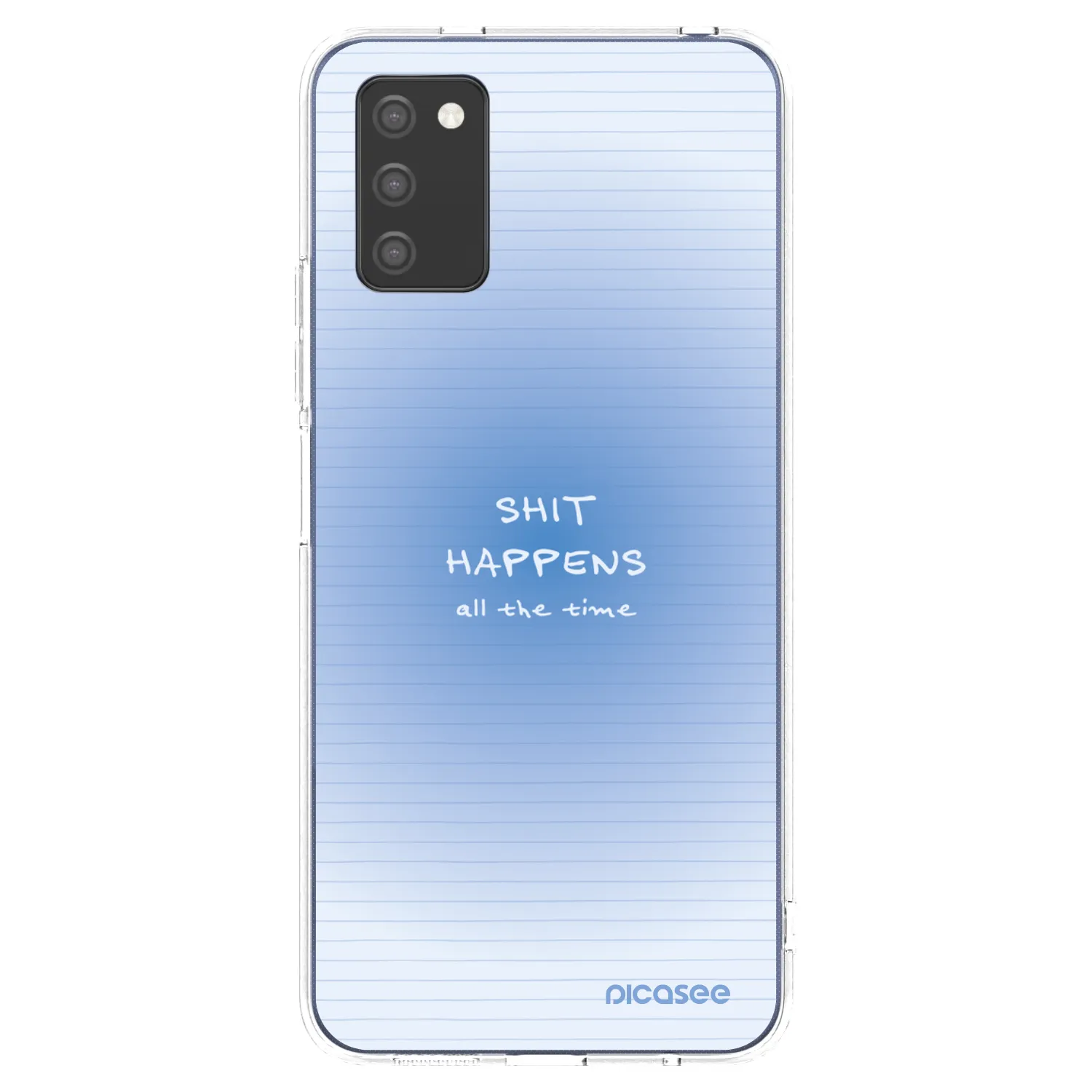 Picasee silikonska prozirna maskica za Samsung Galaxy A02s A025G - Oops Memo