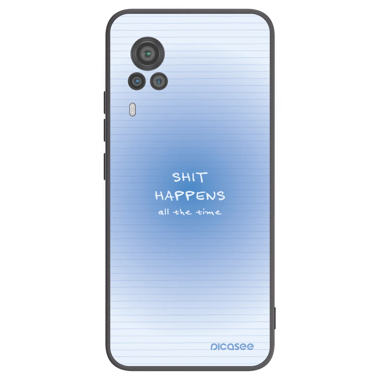 Picasee crna silikonska maskica za Vivo X60 Pro 5G - Oops Memo