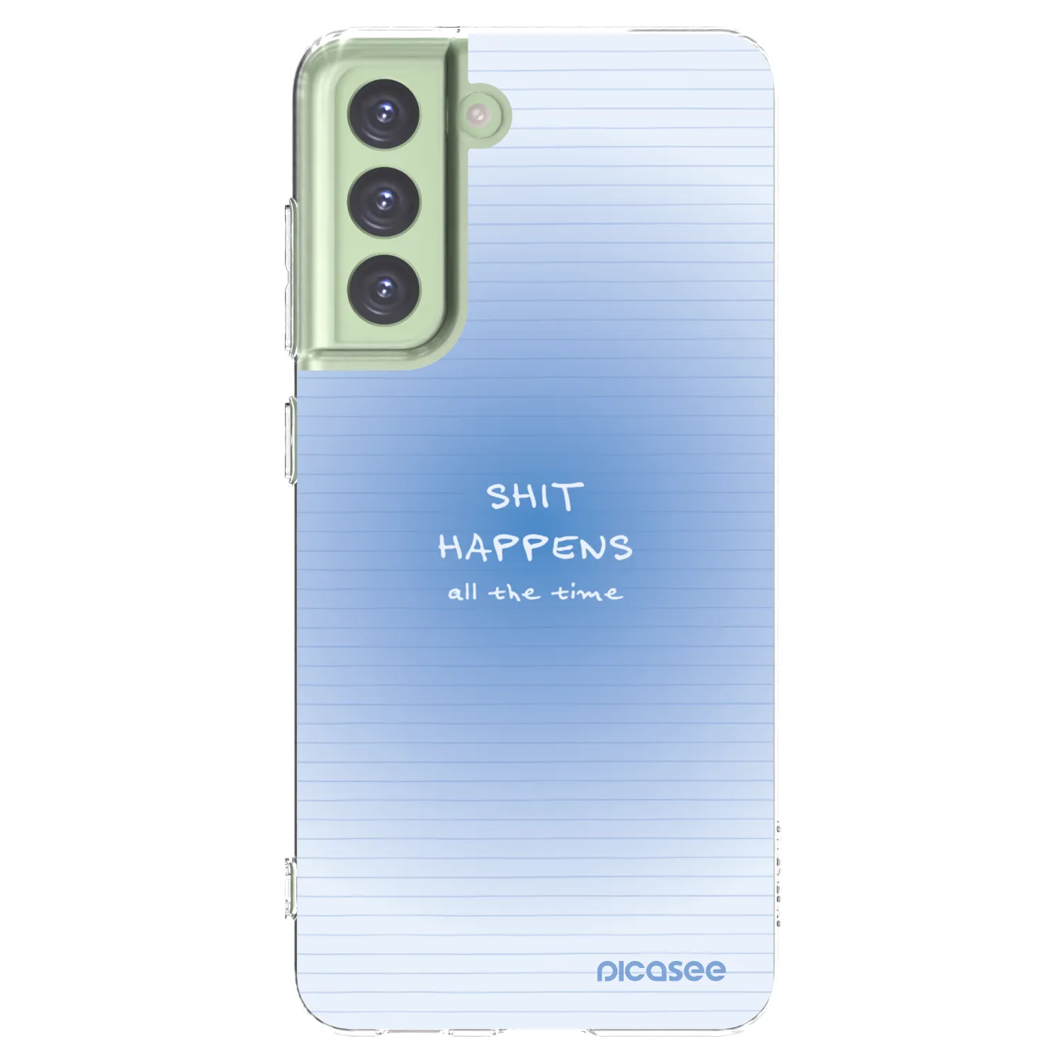 Picasee silikonska prozirna maskica za Samsung Galaxy S21 FE 5G - Oops Memo