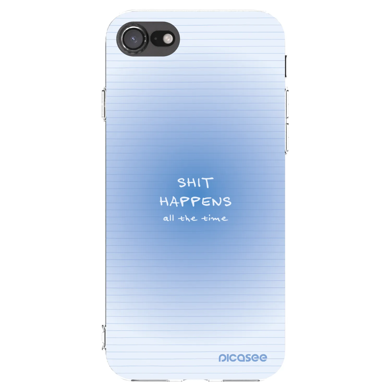 Picasee silikonska prozirna maskica za Apple iPhone SE 2022 - Oops Memo