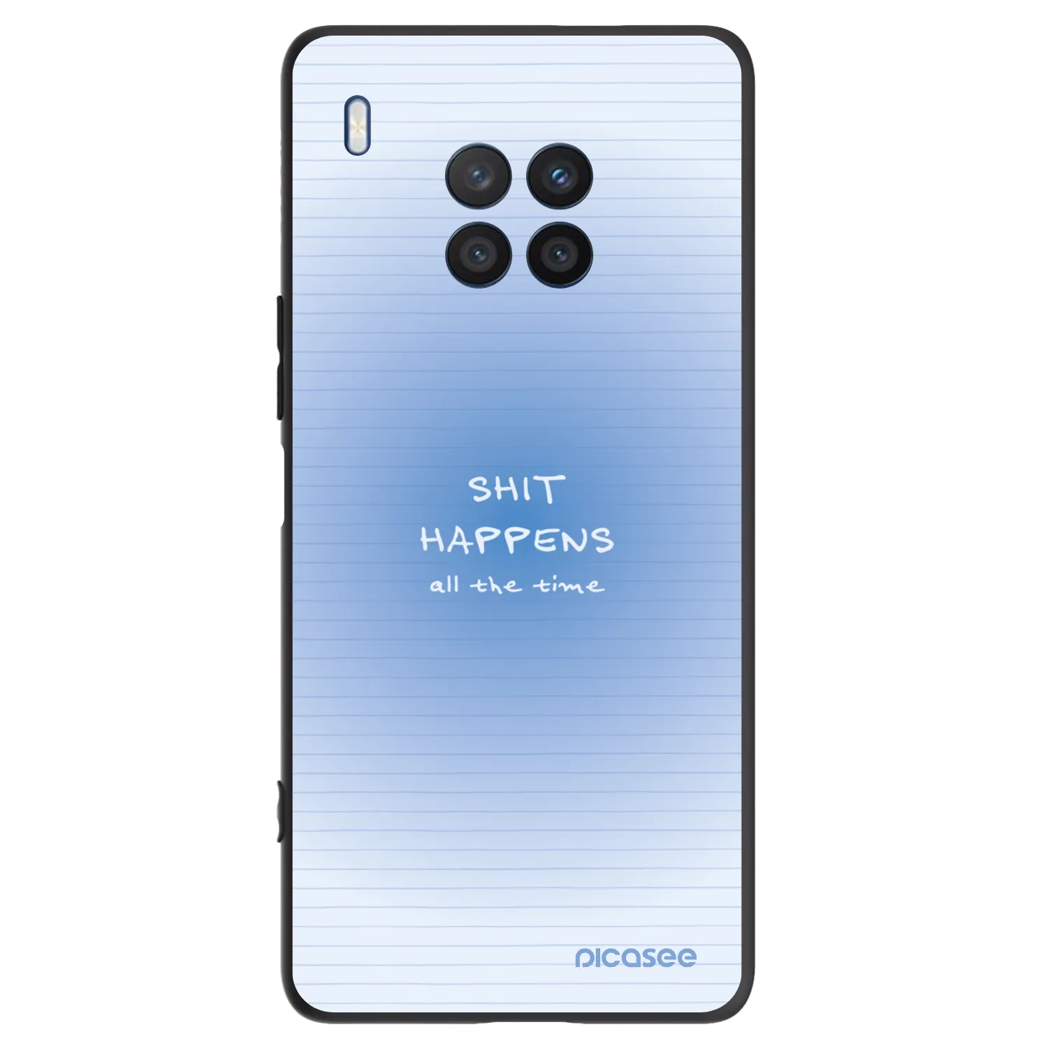 Picasee crna silikonska maskica za Honor 50 Lite - Oops Memo