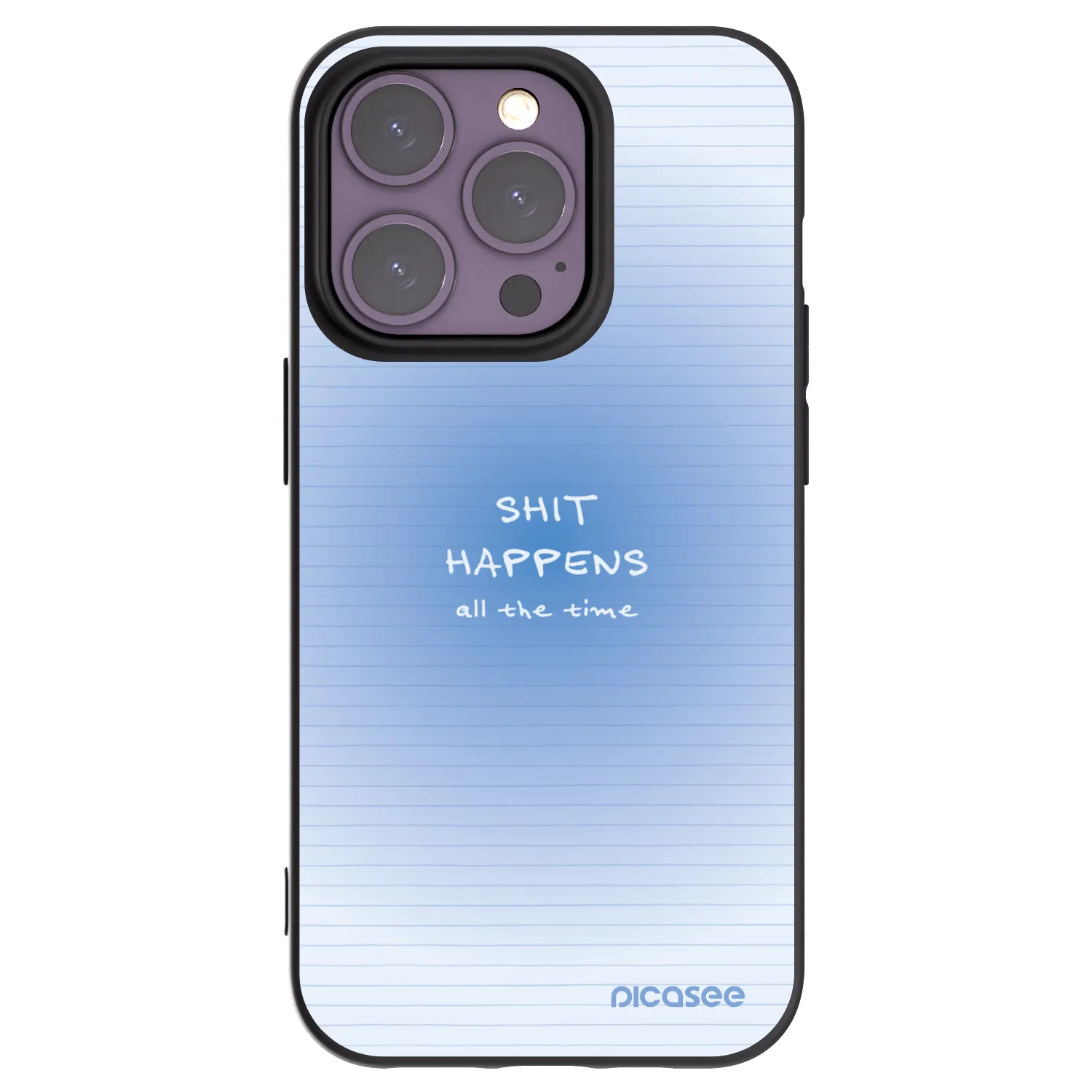 Picasee crna silikonska maskica za Apple iPhone 14 Pro - Oops Memo