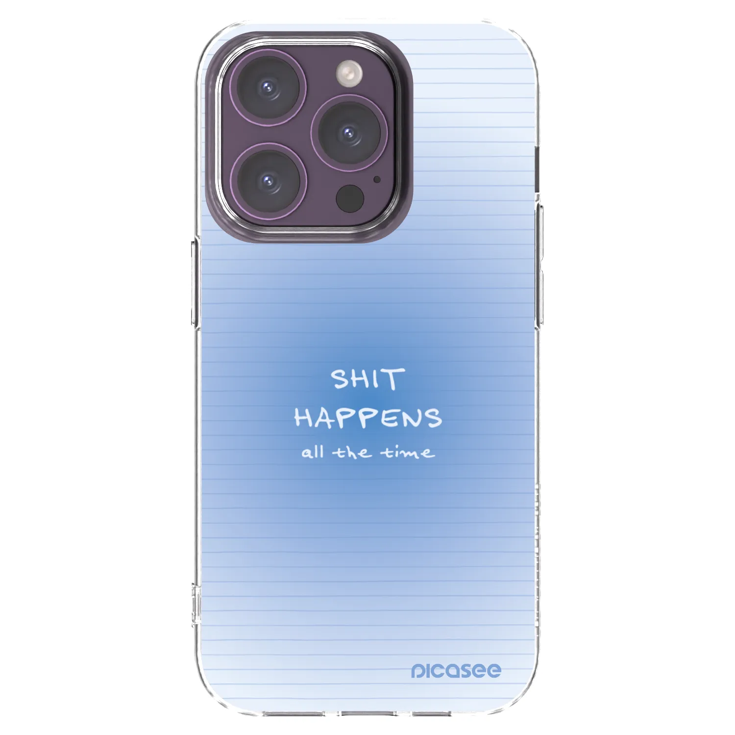 Picasee silikonska prozirna maskica za Apple iPhone 14 Pro - Oops Memo