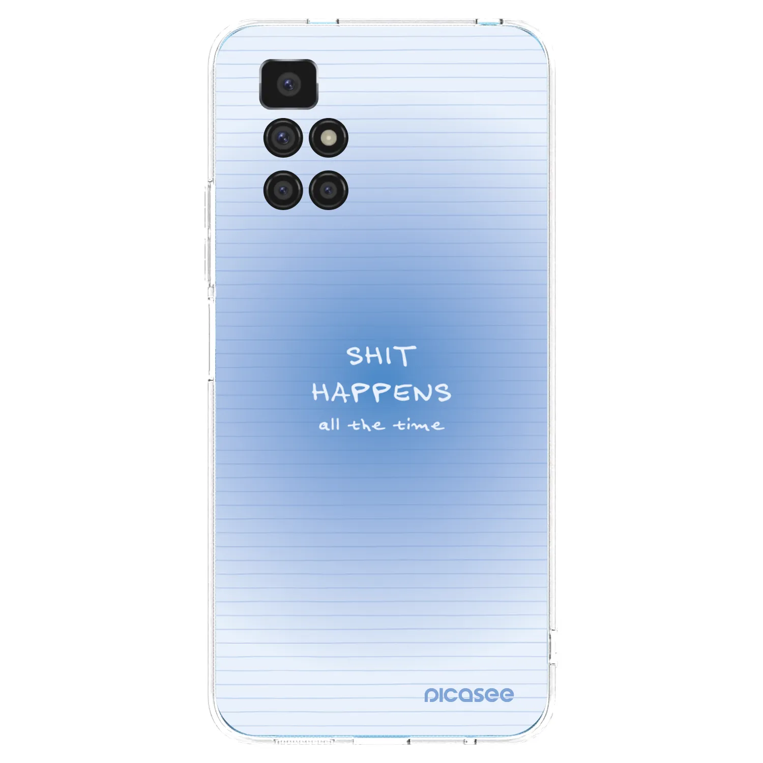 Picasee silikonska prozirna maskica za Xiaomi Redmi 10 (2022) - Oops Memo