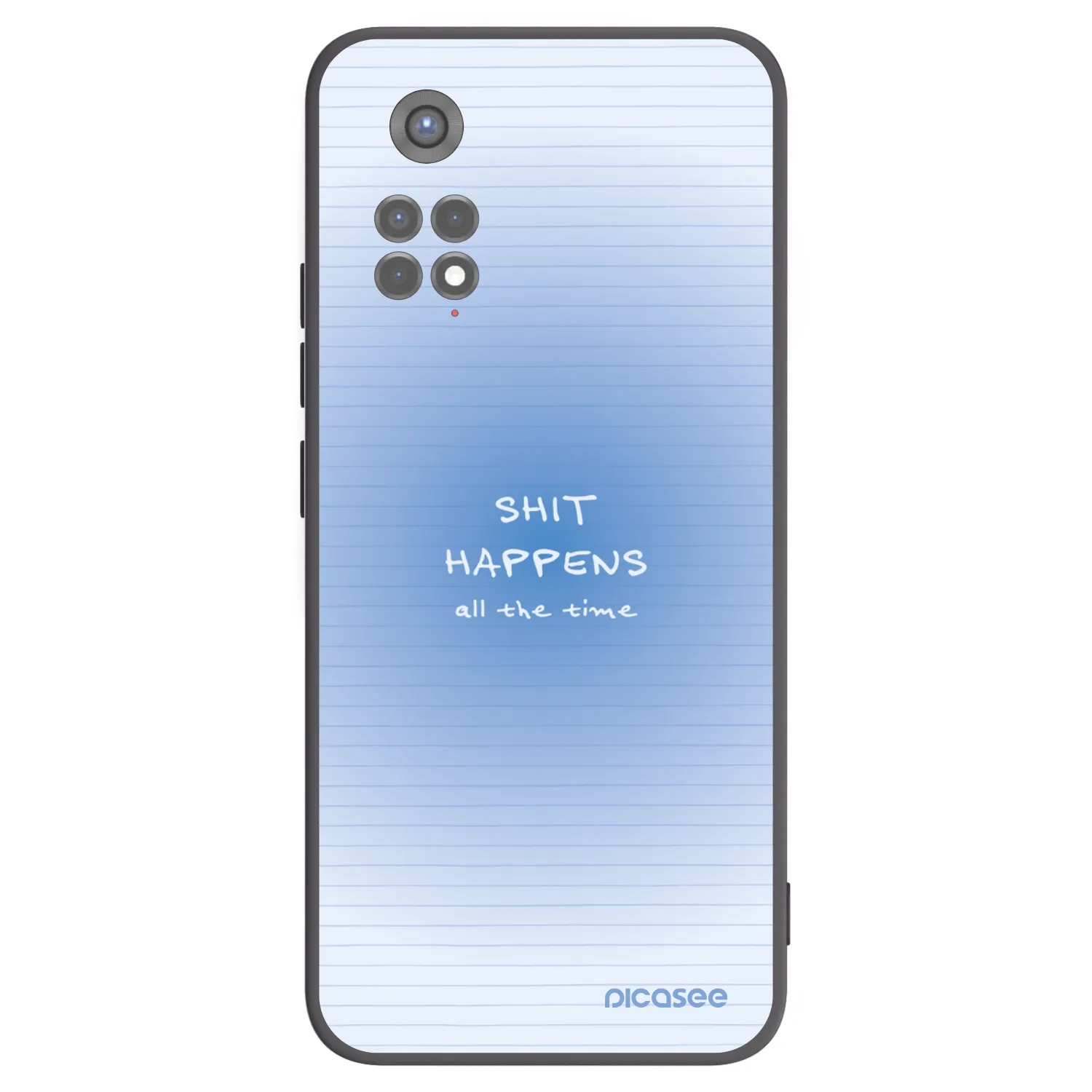 Picasee crna silikonska maskica za Xiaomi Redmi Note 11S 5G - Oops Memo