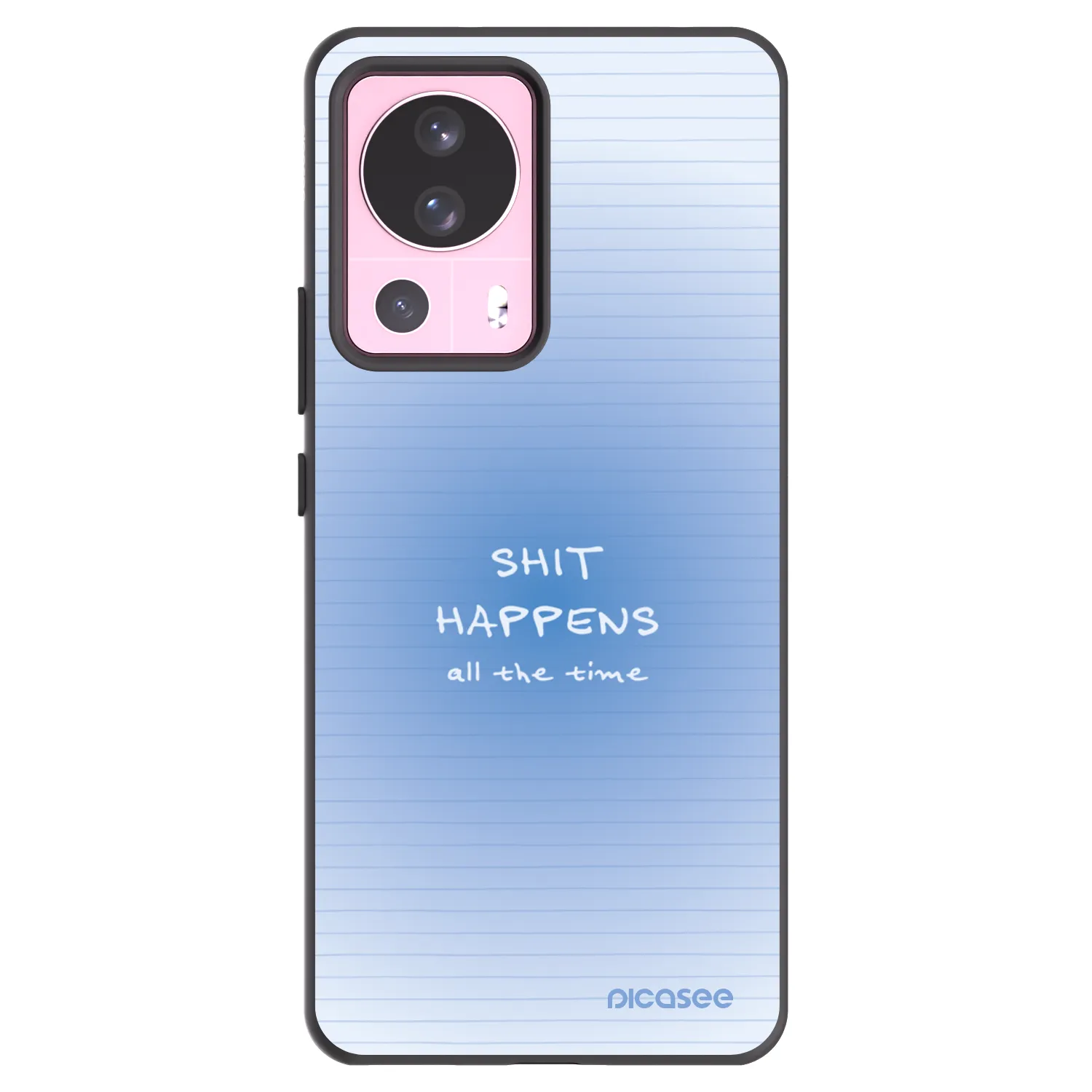 Picasee crna silikonska maskica za Xiaomi 13 Lite - Oops Memo