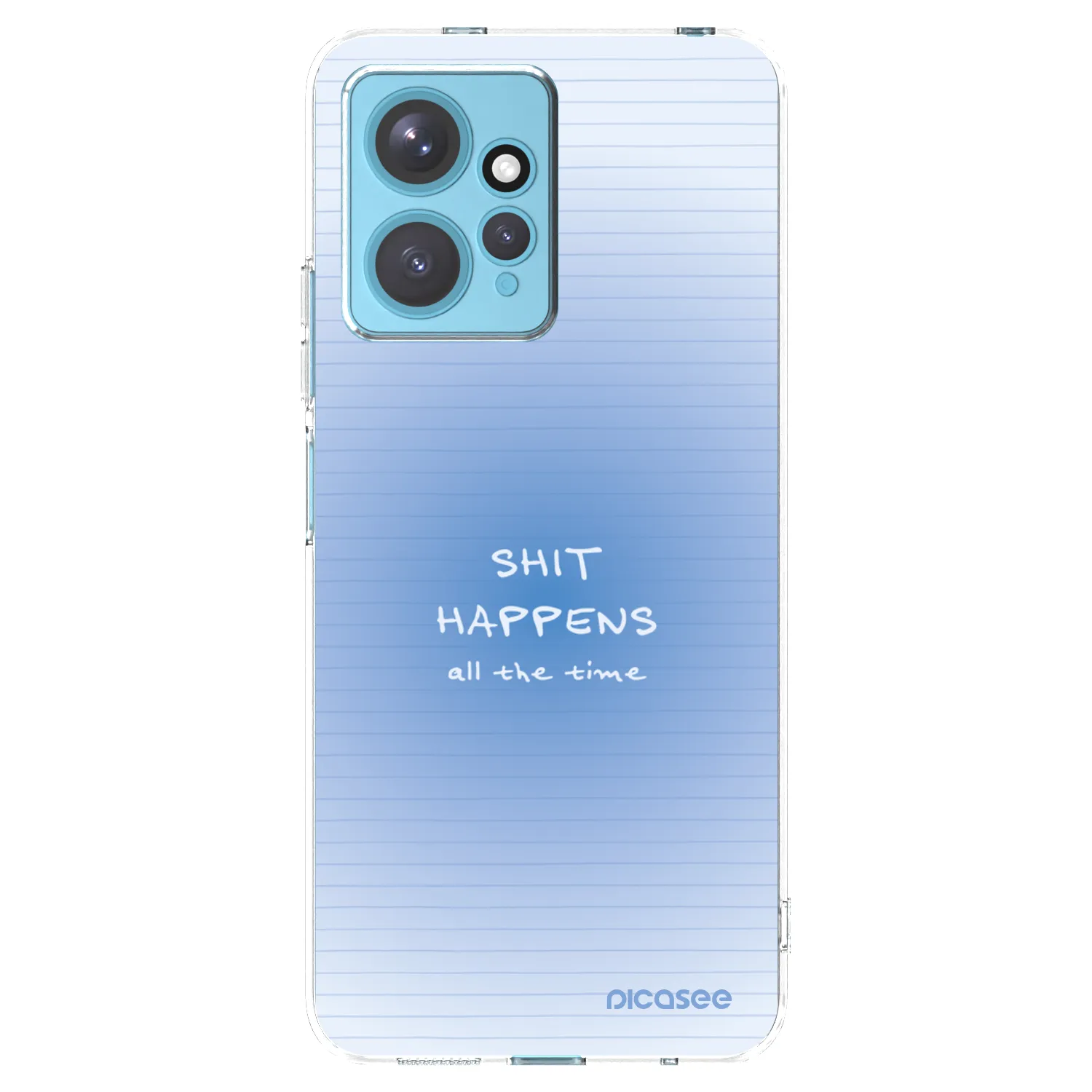 Picasee silikonska prozirna maskica za Xiaomi Redmi Note 12 4G - Oops Memo