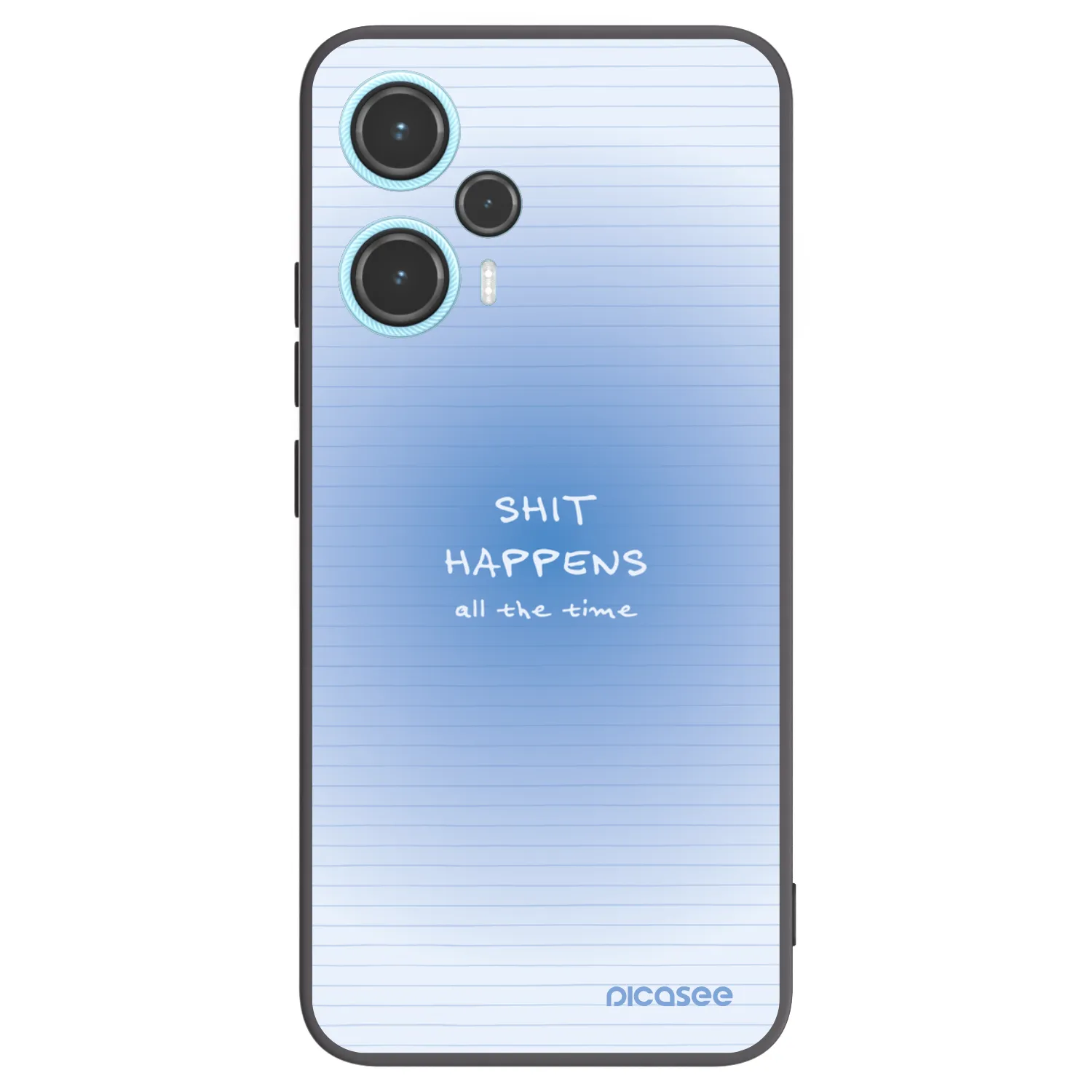 Picasee crna silikonska maskica za Xiaomi Poco F5 - Oops Memo