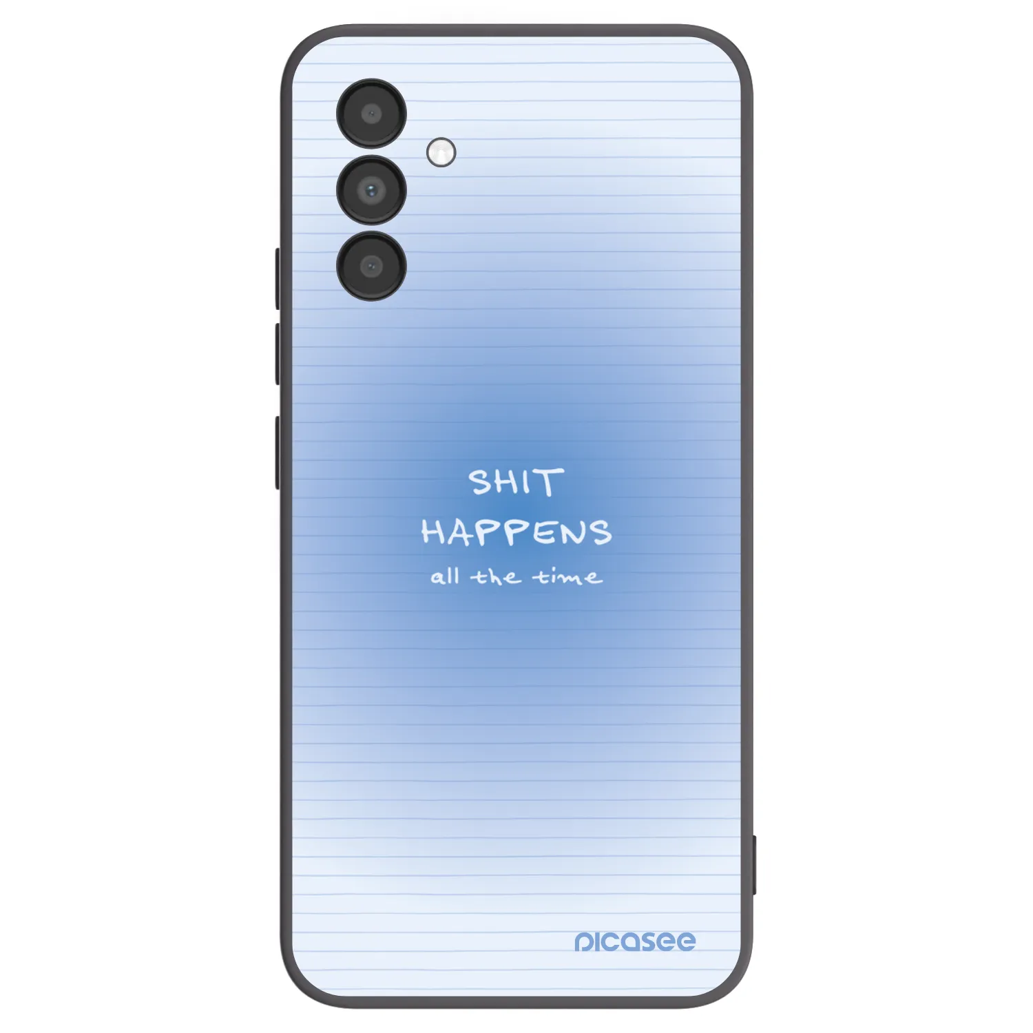 Picasee crna silikonska maskica za Samsung Galaxy A04s A047F - Oops Memo