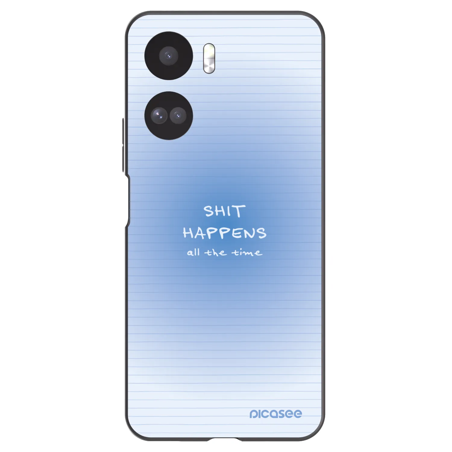 Picasee crna silikonska maskica za Honor 90 Lite 5G - Oops Memo
