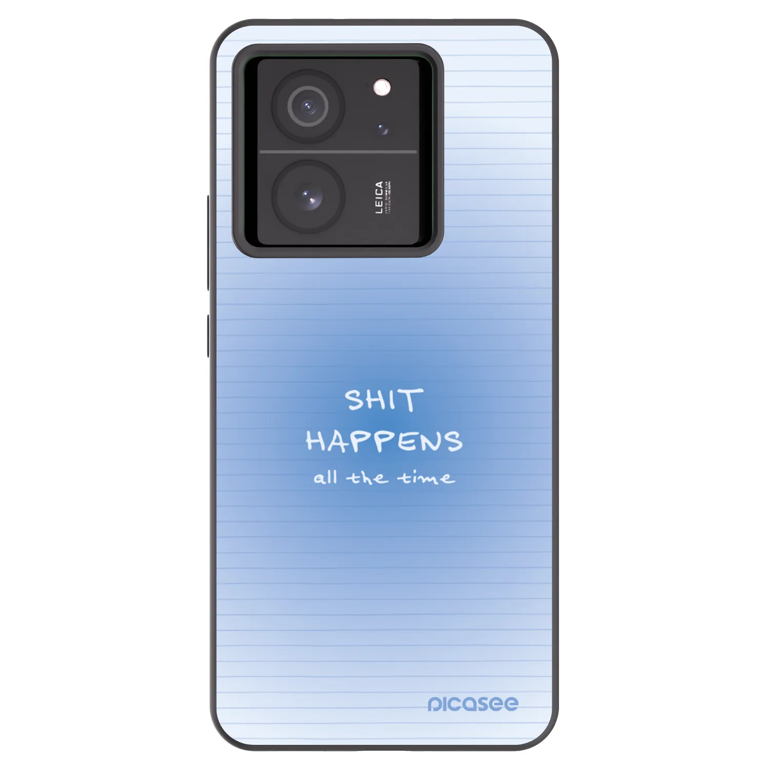 Picasee crna silikonska maskica za Xiaomi 13T - Oops Memo
