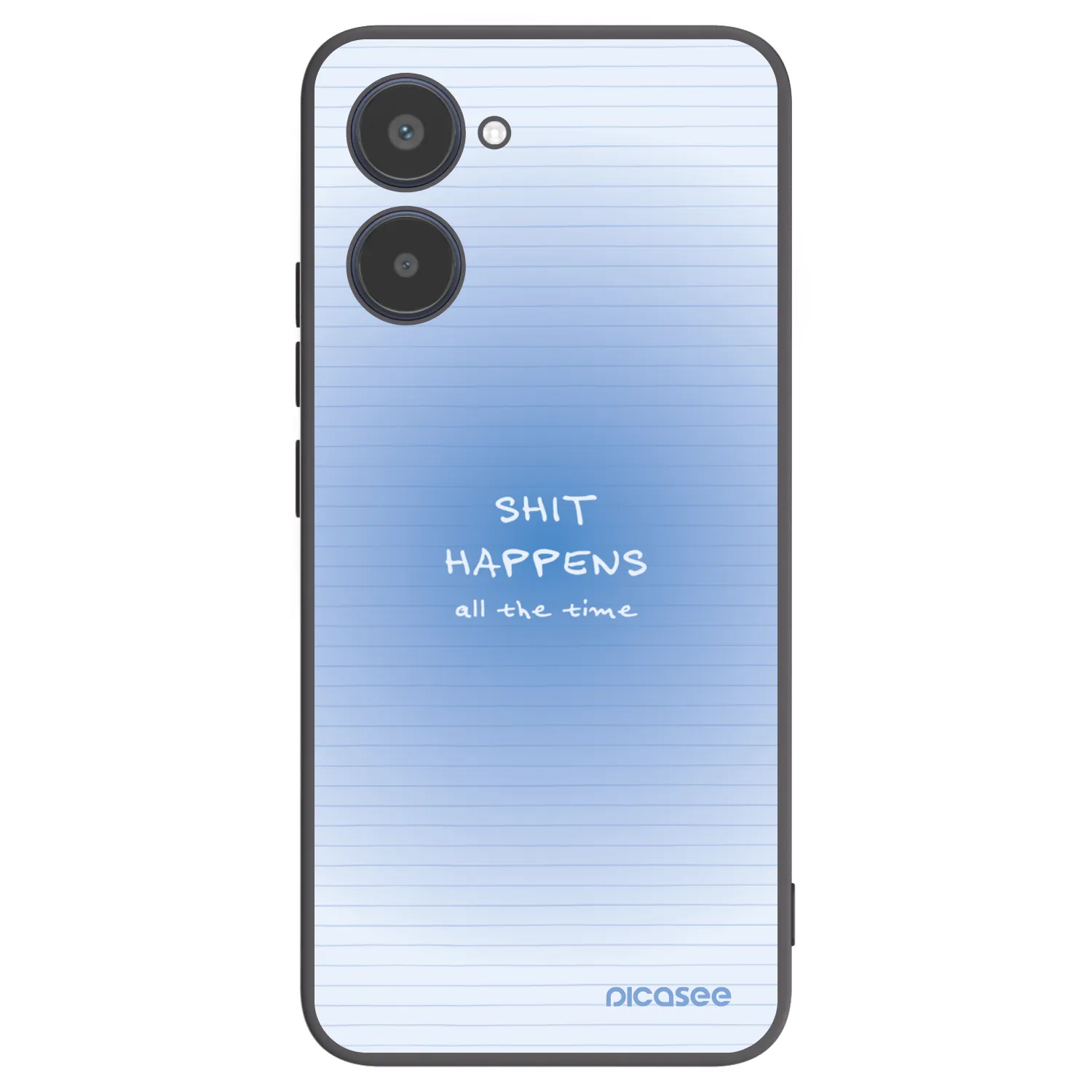Picasee crna silikonska maskica za Realme 10 4G - Oops Memo