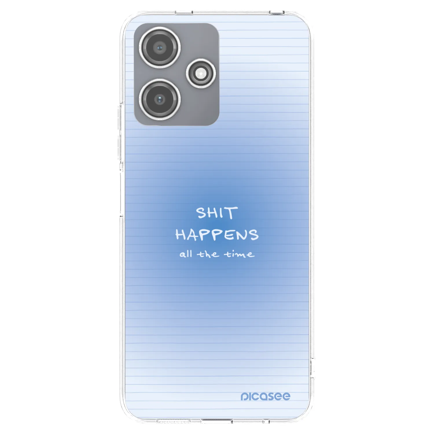 Picasee silikonska prozirna maskica za Xiaomi Redmi 12 5G - Oops Memo