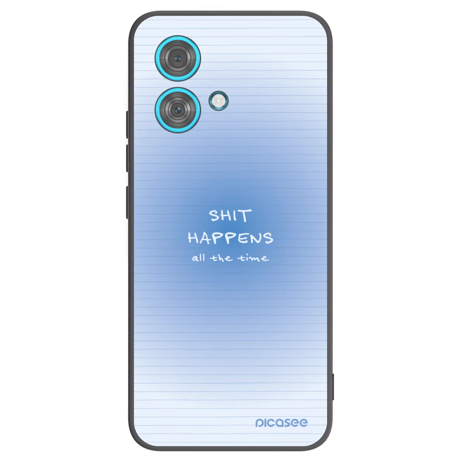 Picasee crna silikonska maskica za Motorola Edge 40 Neo - Oops Memo