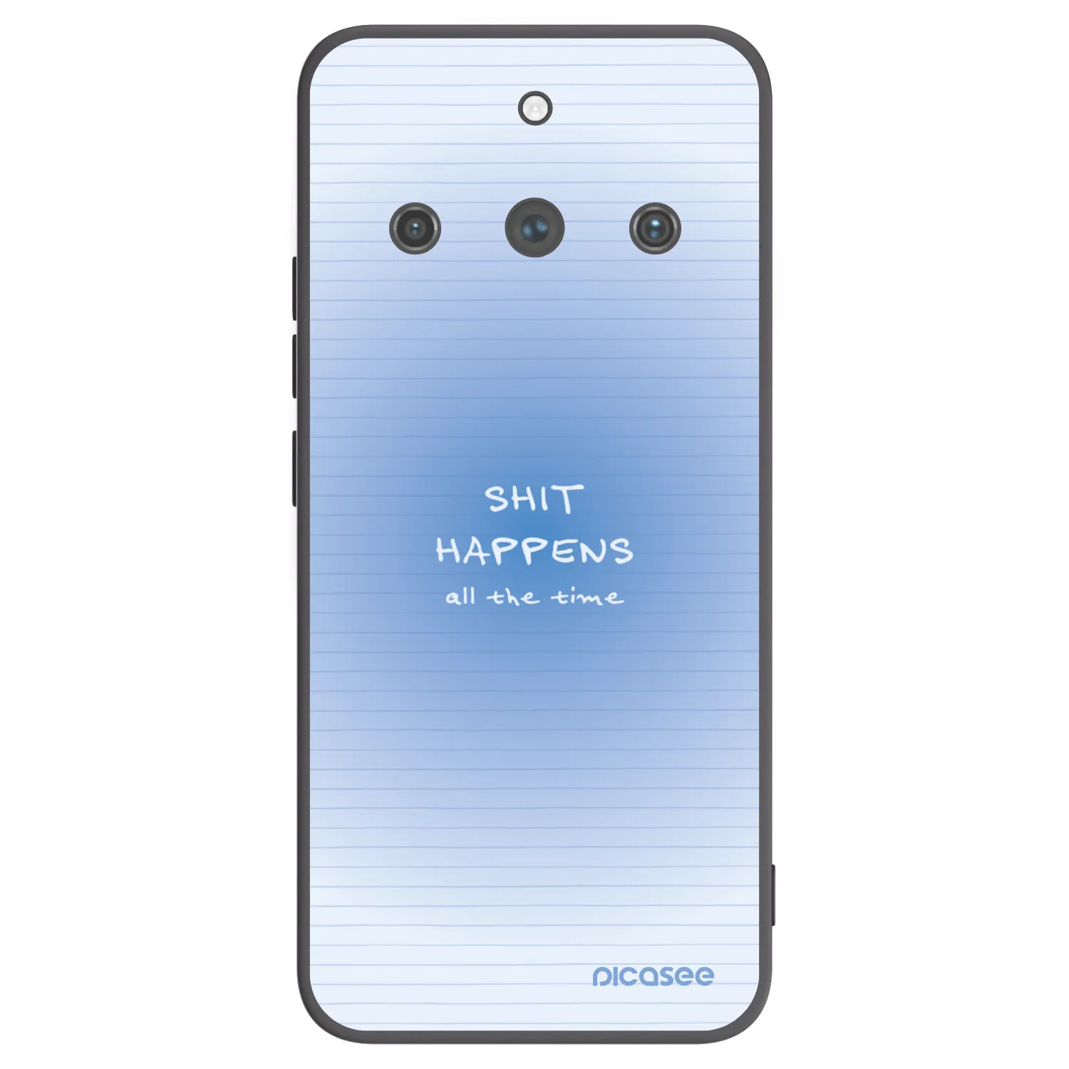 Picasee crna silikonska maskica za Realme 11 Pro+ - Oops Memo