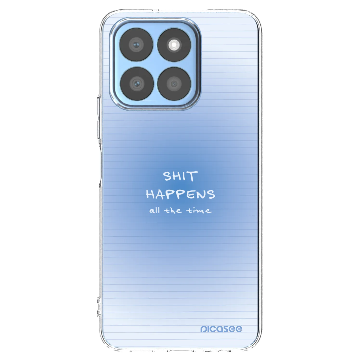 Picasee silikonska prozirna maskica za Honor X8b - Oops Memo