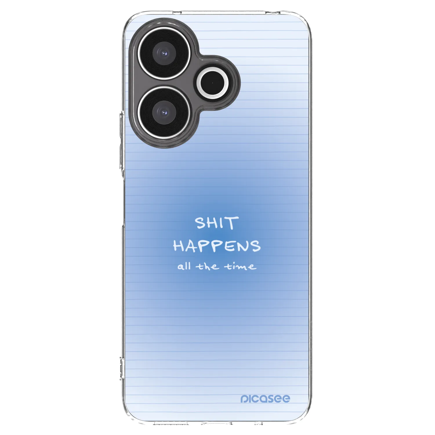Picasee silikonska prozirna maskica za Xiaomi Redmi 13 4G - Oops Memo