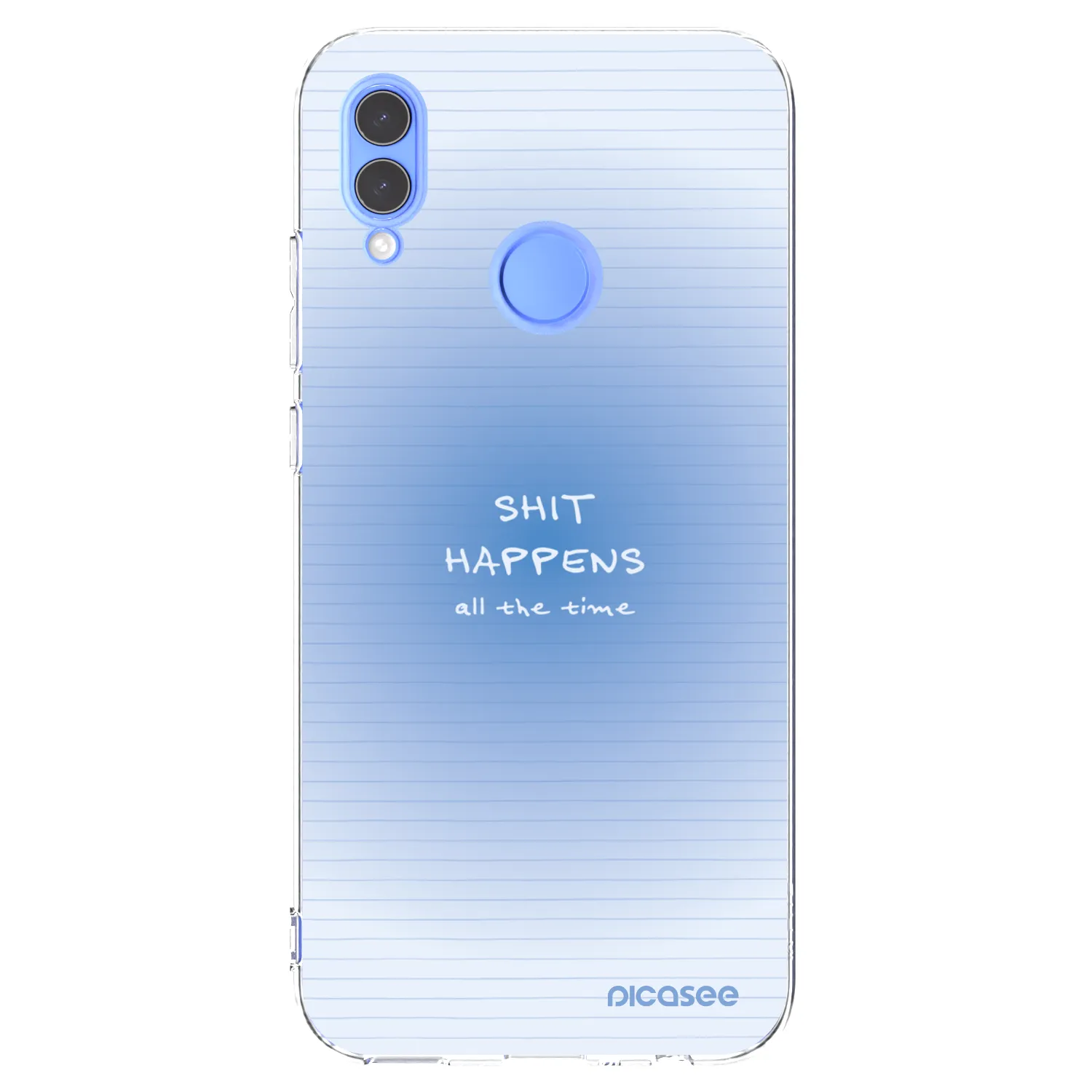 Picasee silikonska prozirna maskica za Huawei P Smart 2019 - Oops Memo