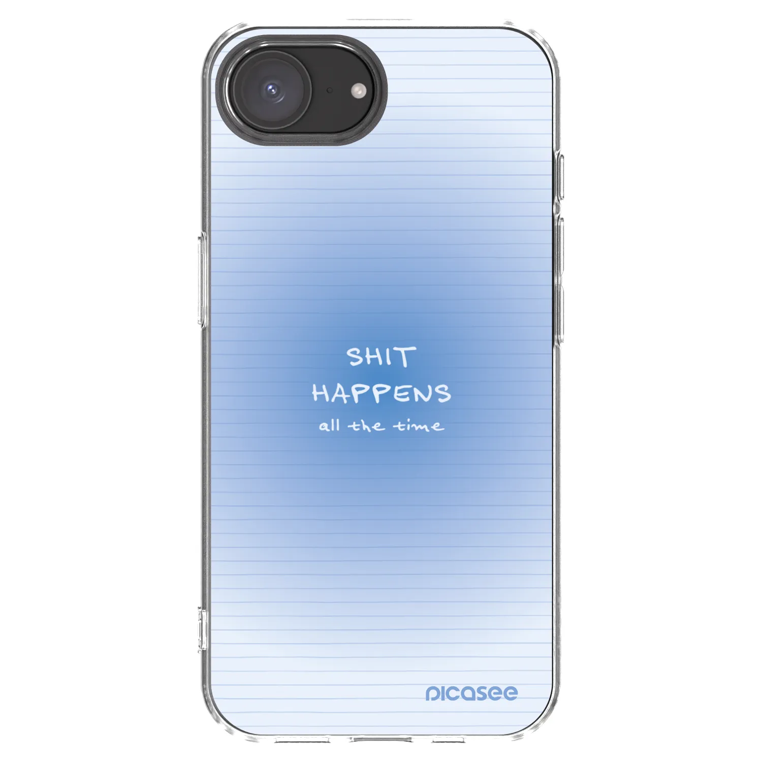 Picasee silikonska prozirna maskica za Apple iPhone 16e - Oops Memo
