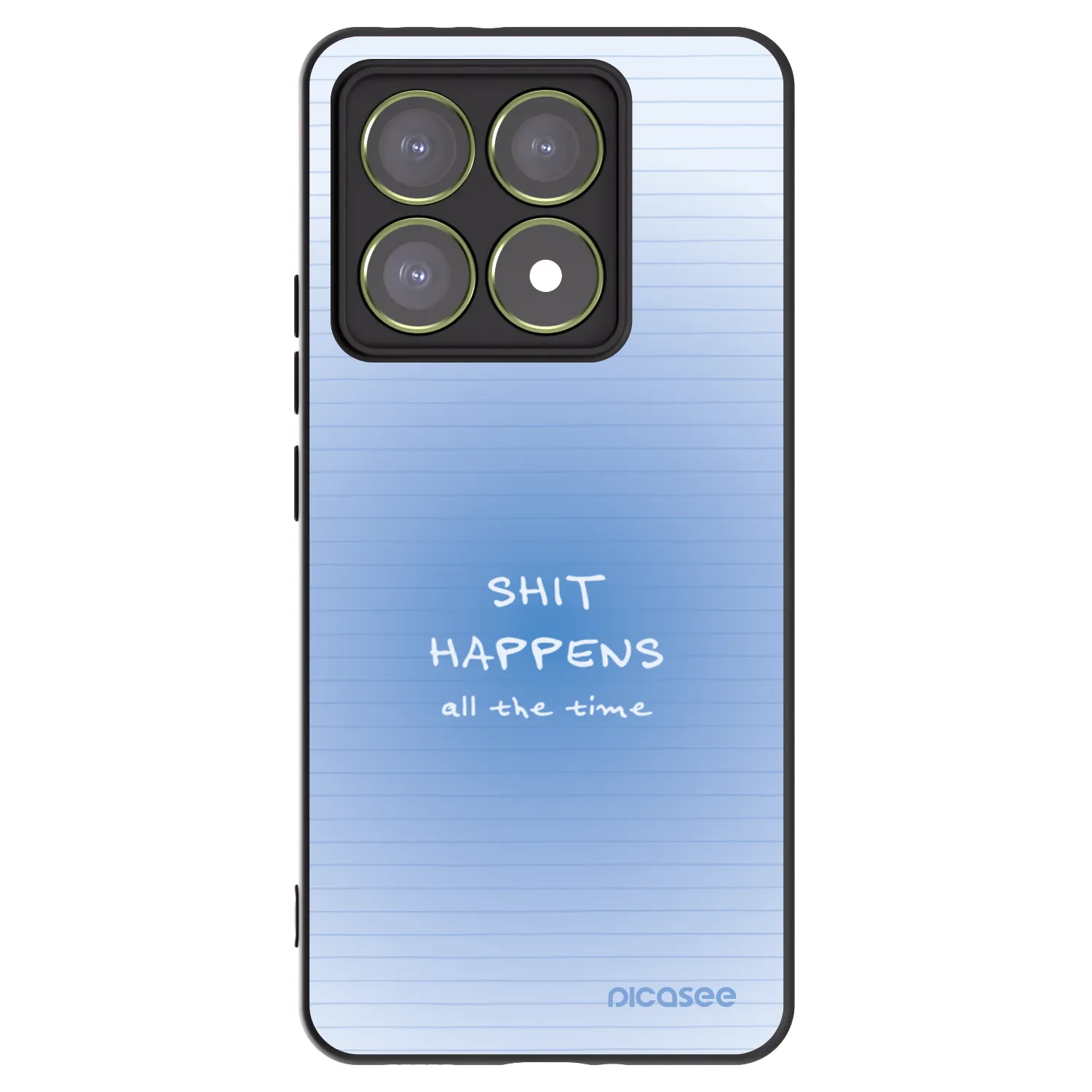 Picasee crna silikonska maskica za Xiaomi 14T - Oops Memo